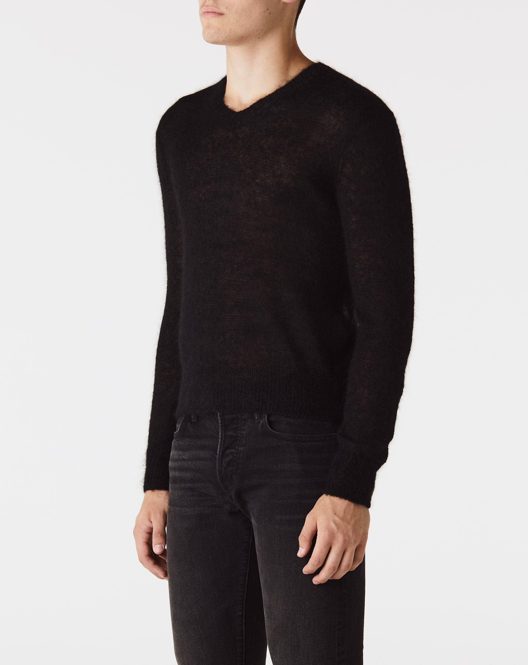 Mohair Blend V Neck