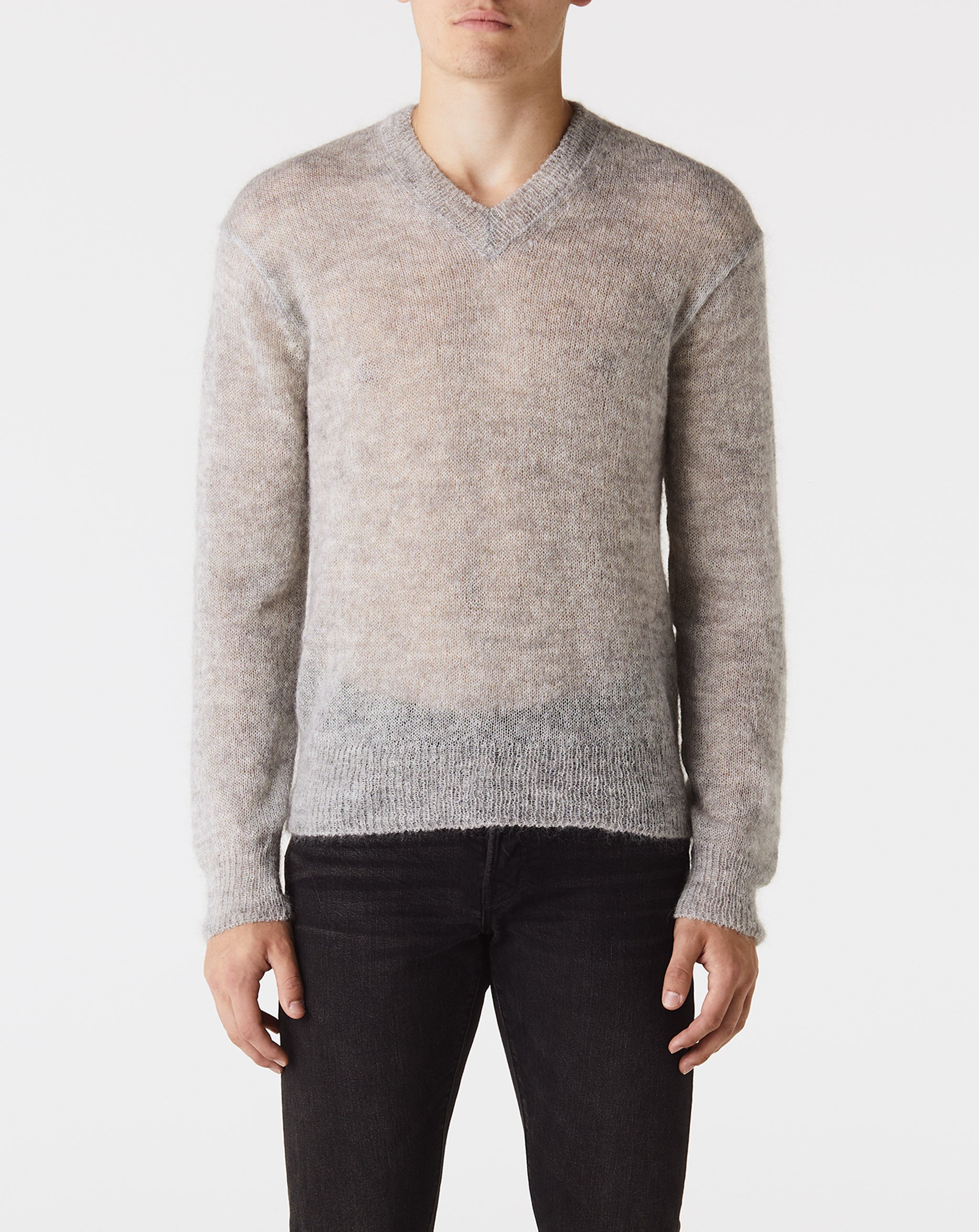 Mohair Blend V Neck