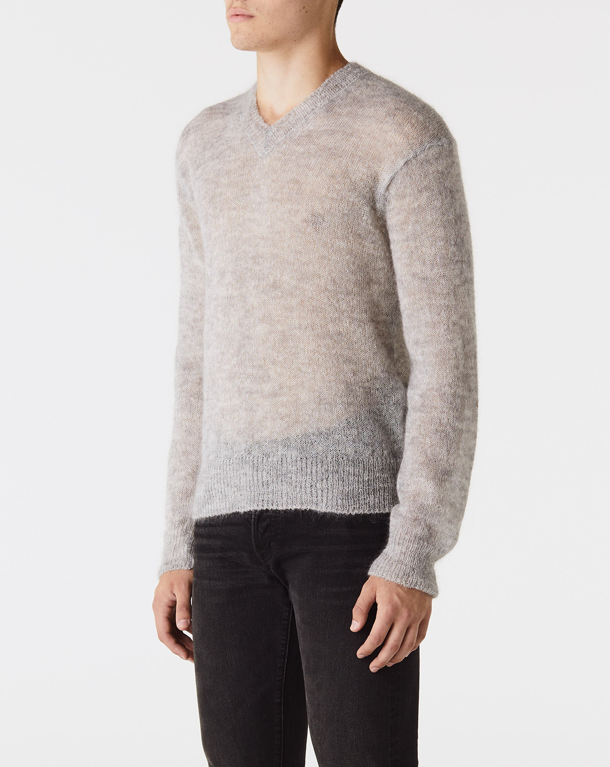 Mohair Blend V Neck