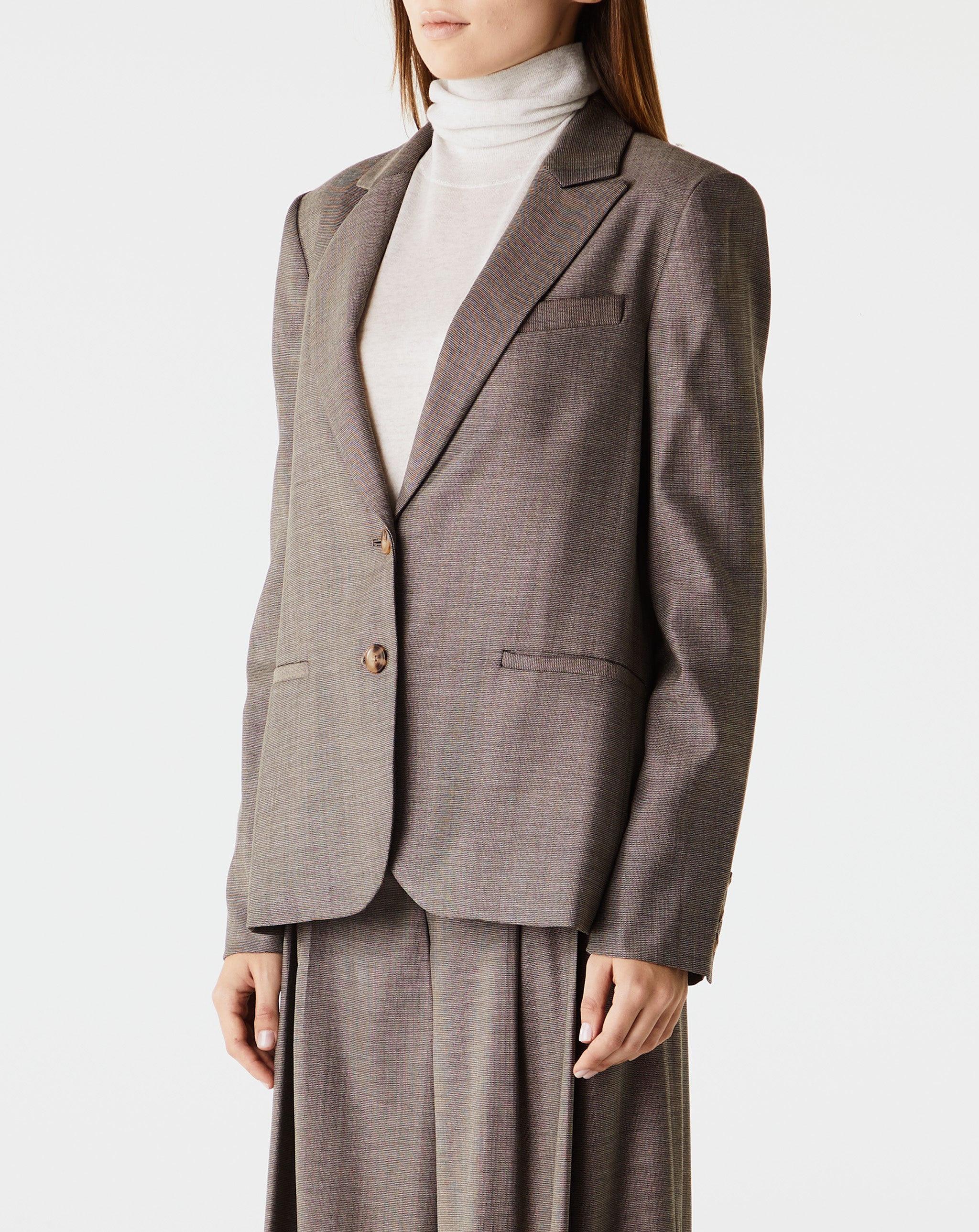Boyfriend Blazer With Zipper