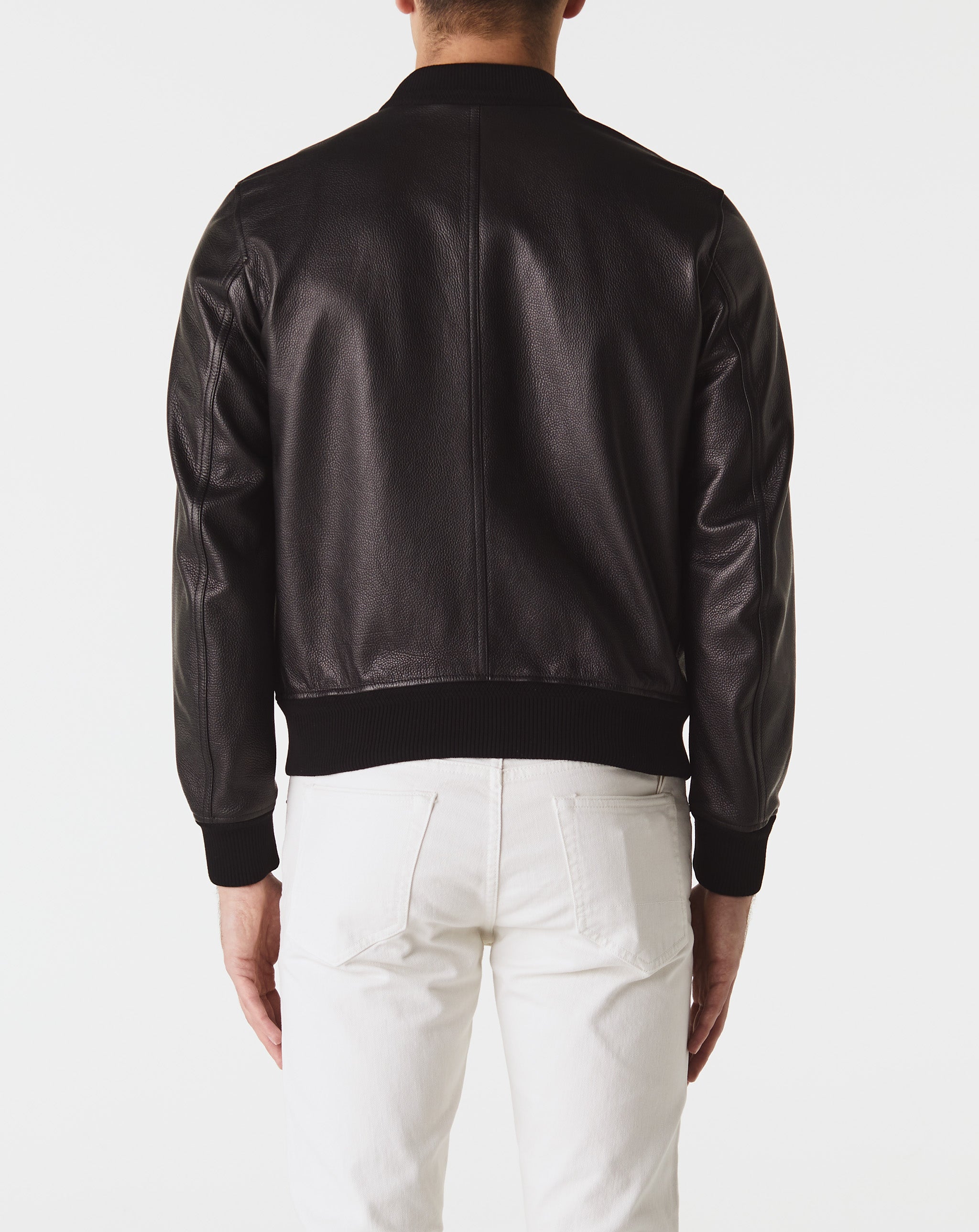 Grain Leather Bomber
