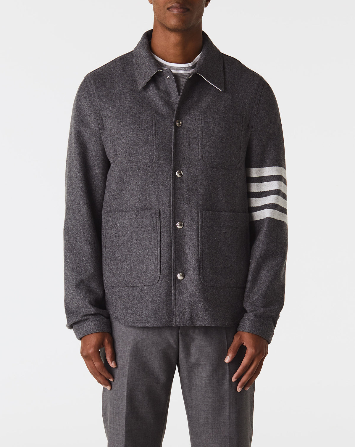 Melton 4 Bar Pocket Jacket