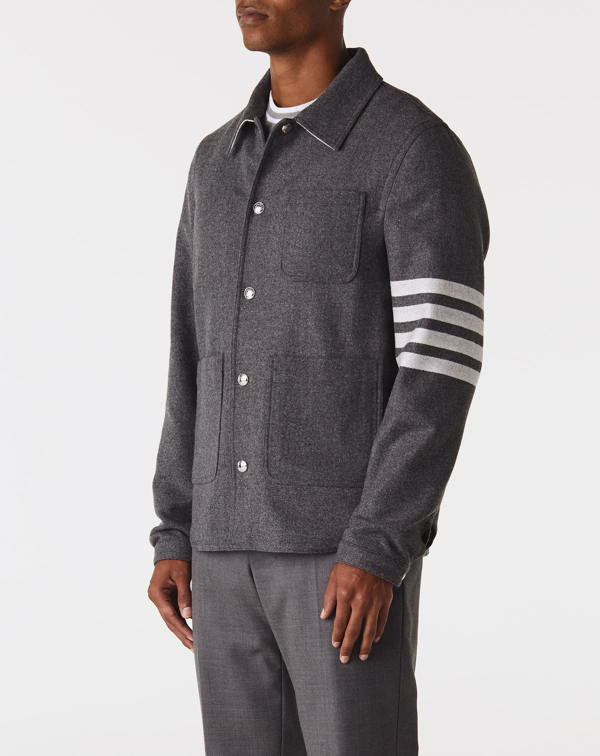 Melton 4 Bar Pocket Jacket