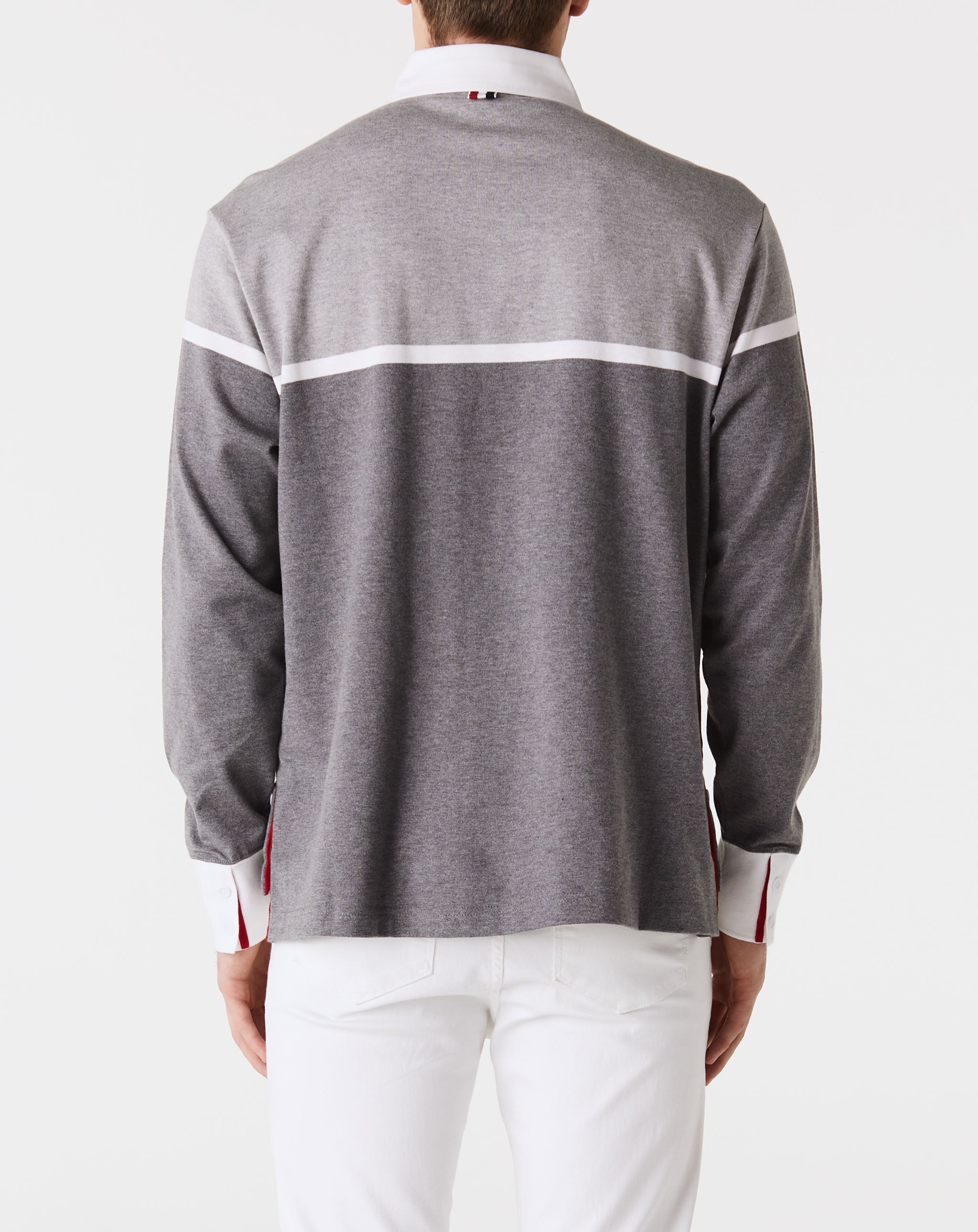Long Sleeve Rugby Polo 4 Bar
