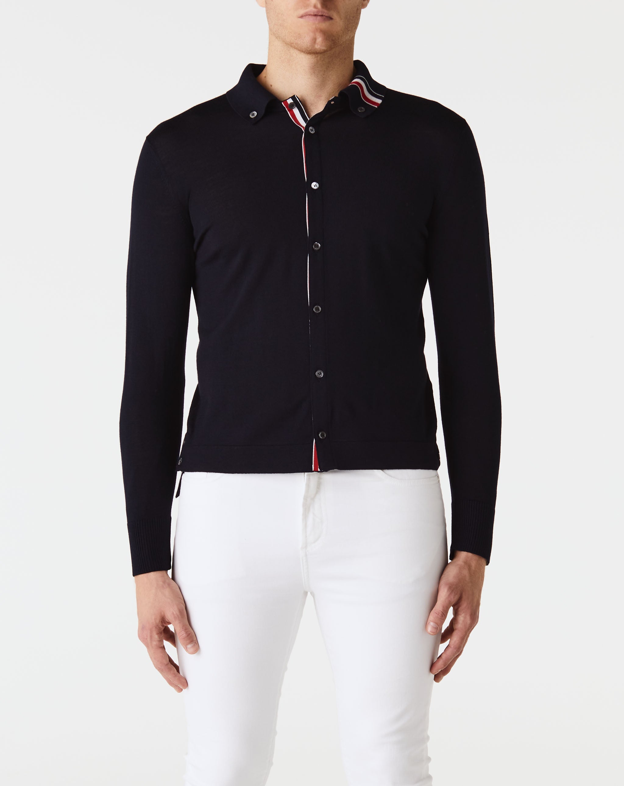 Jersey Stitch Button Down