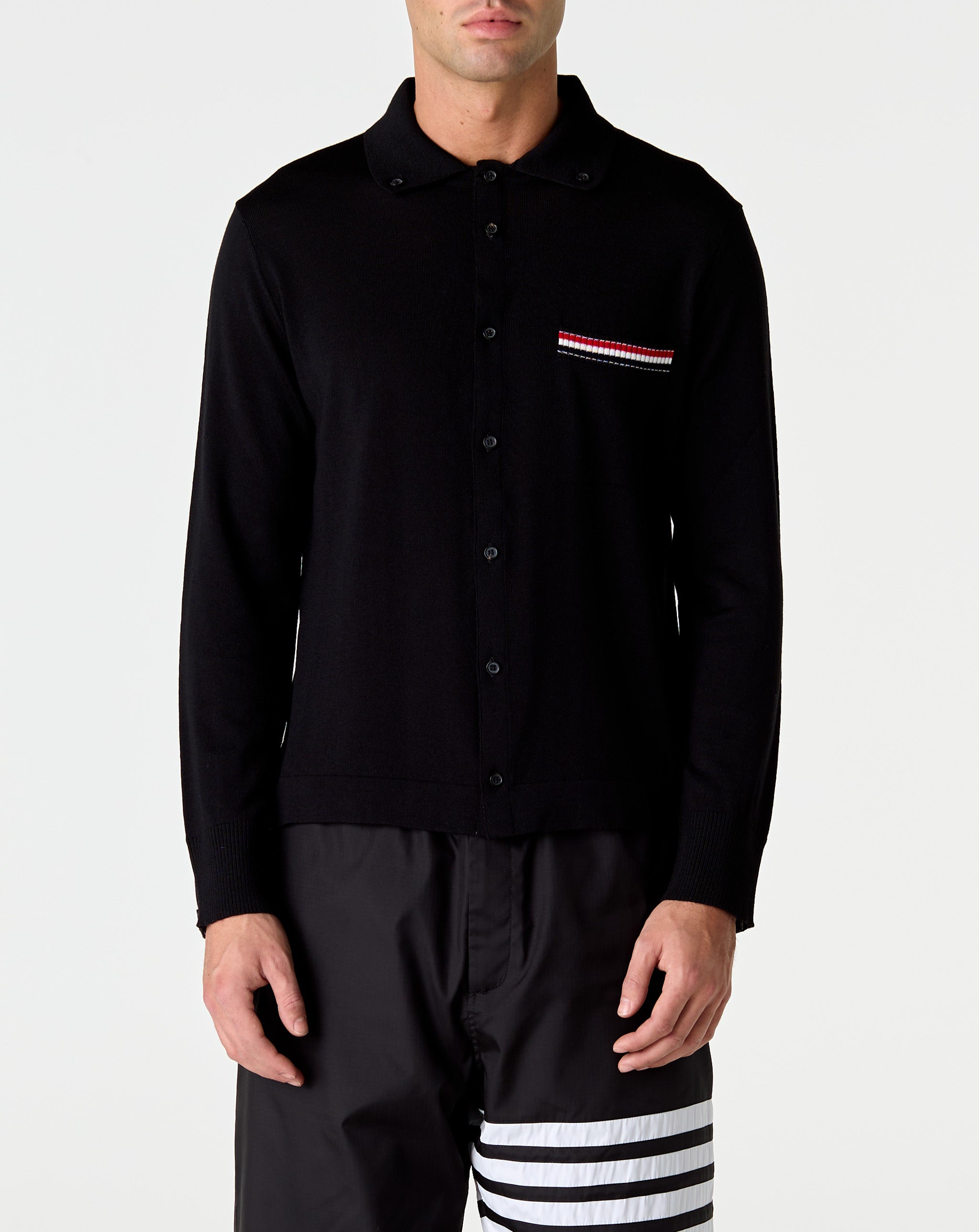 Button Down Collar L/S Shirt