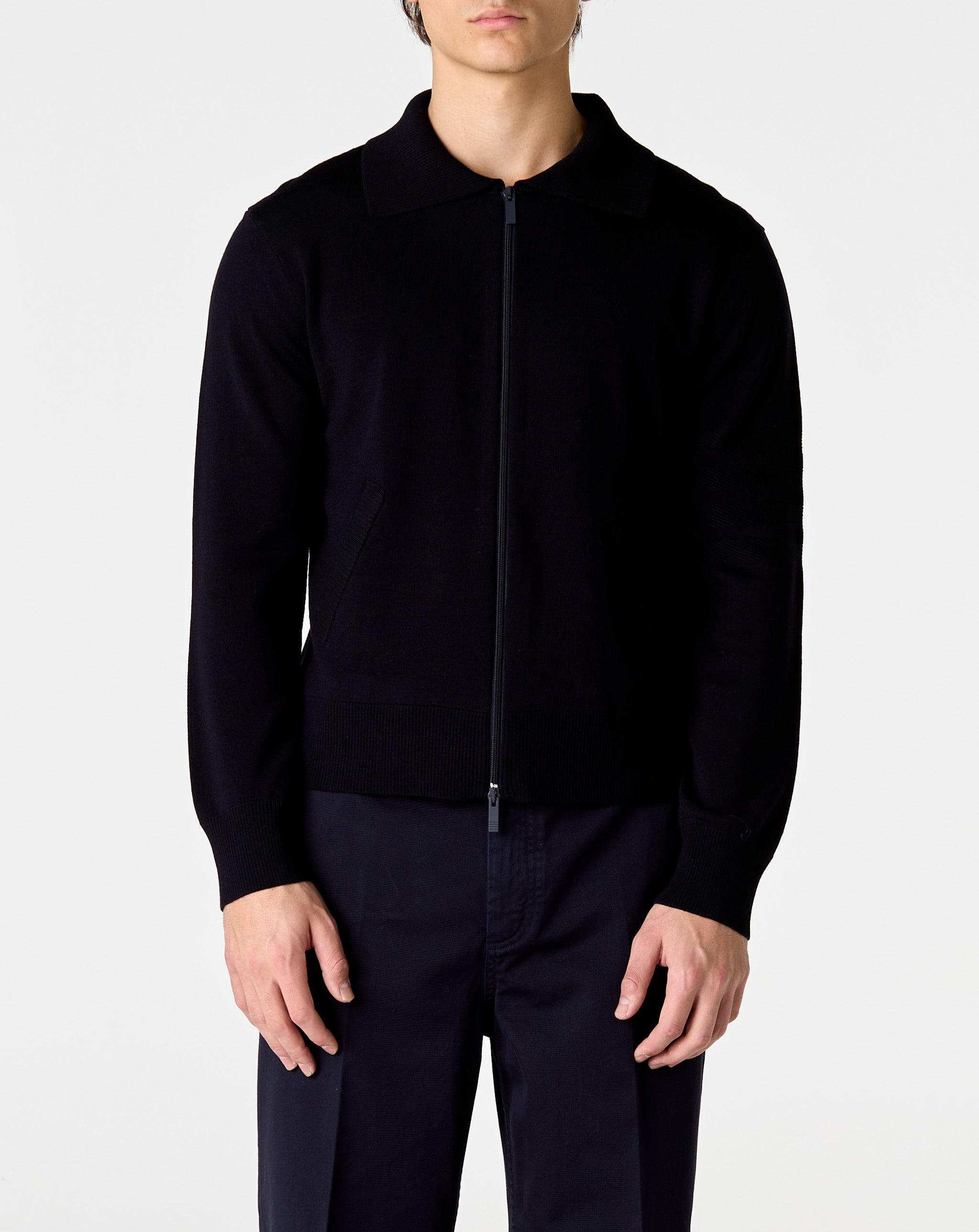 Full Zip Cardigan 4 Bar