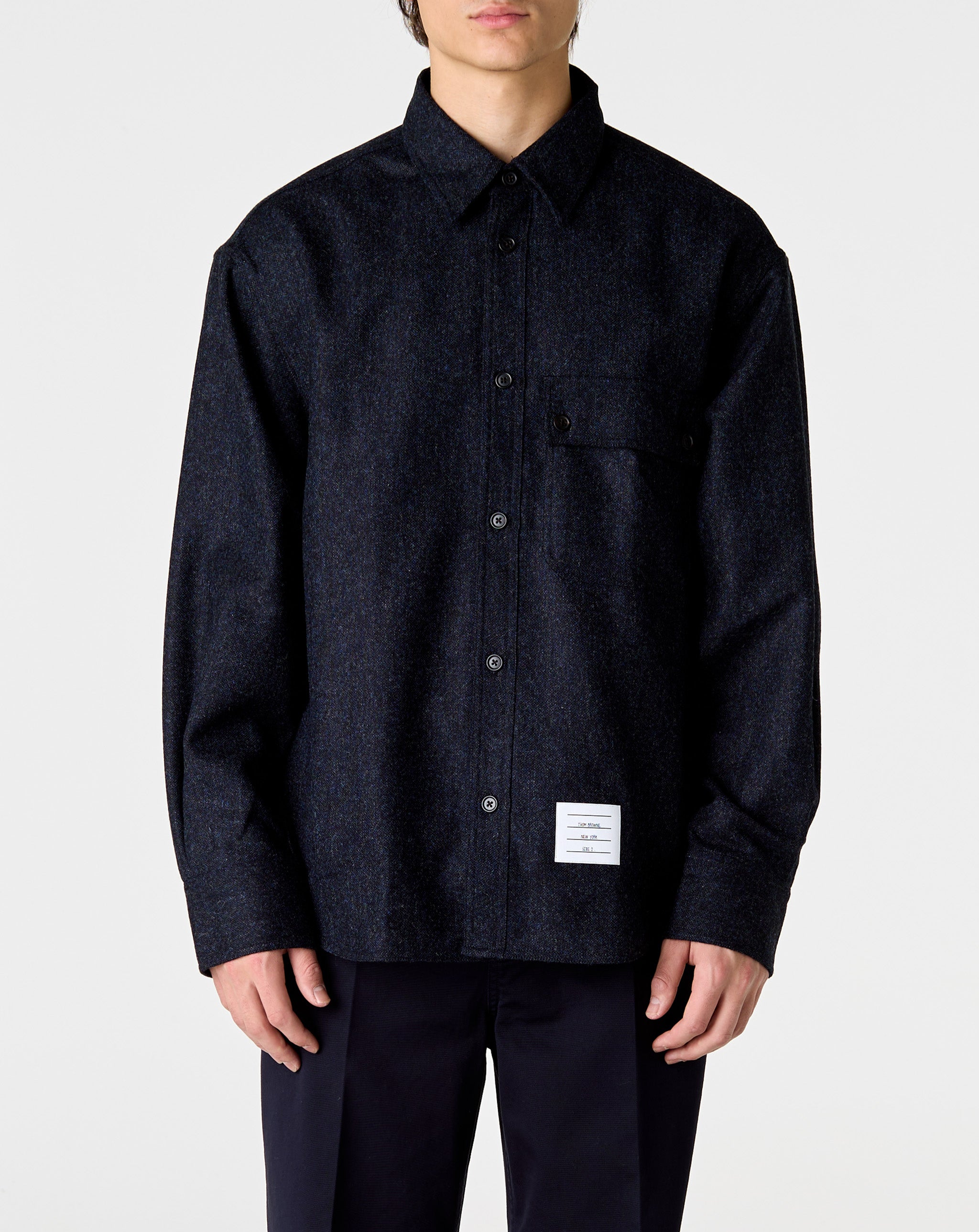 Oversized Shirt Donegal Tweed