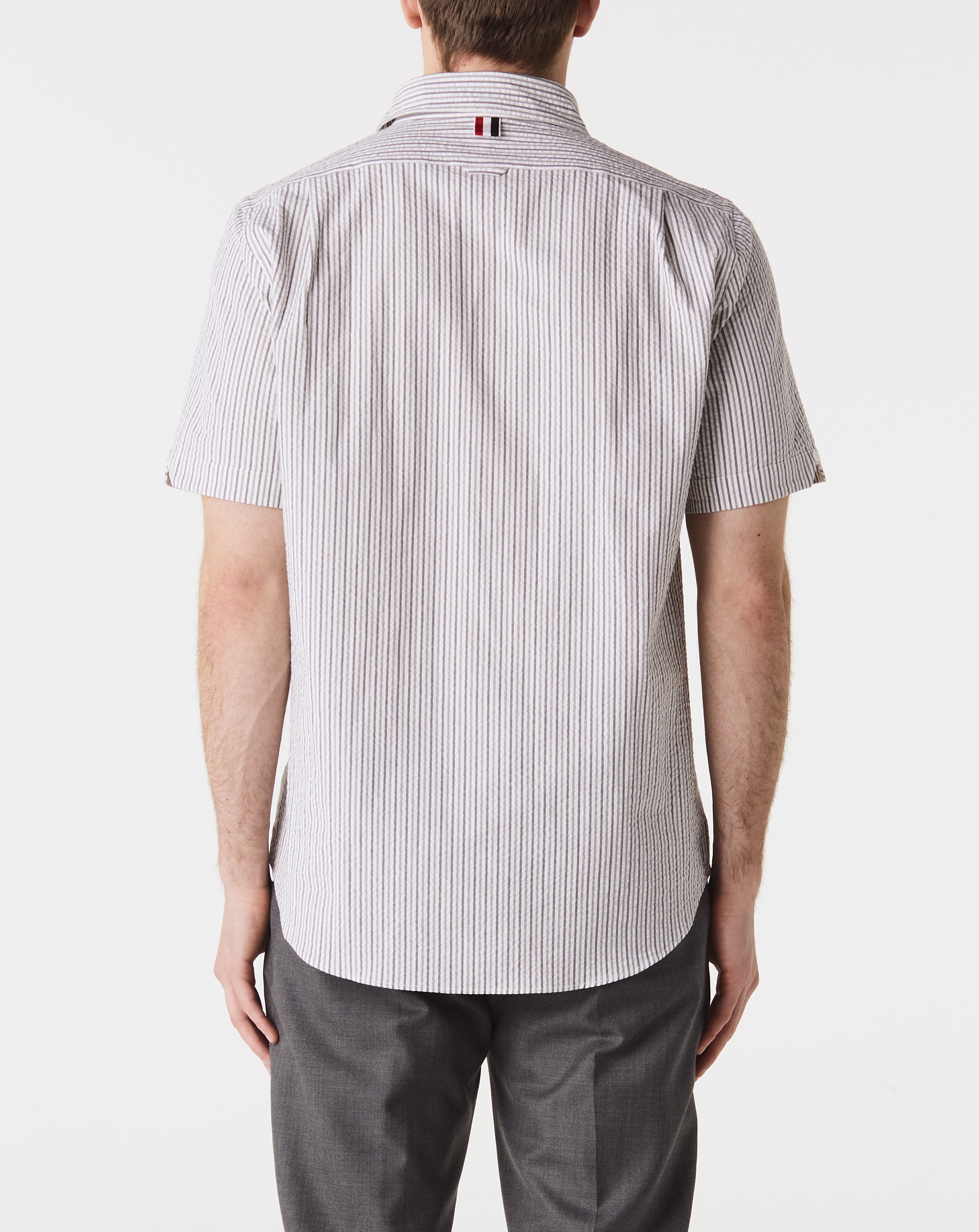 Short Sleeve Round Collar Shirt