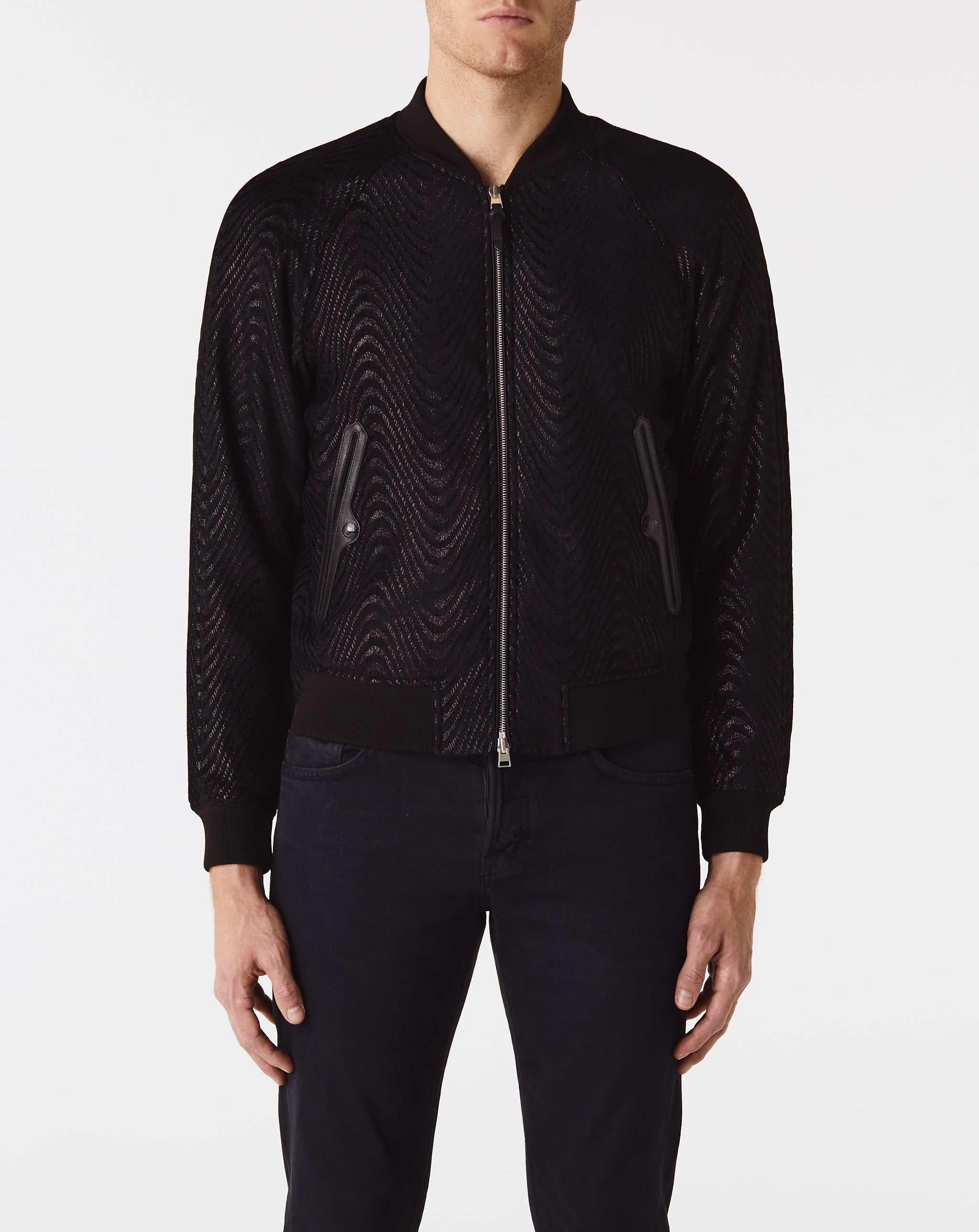 Wave Jacquard Bomber