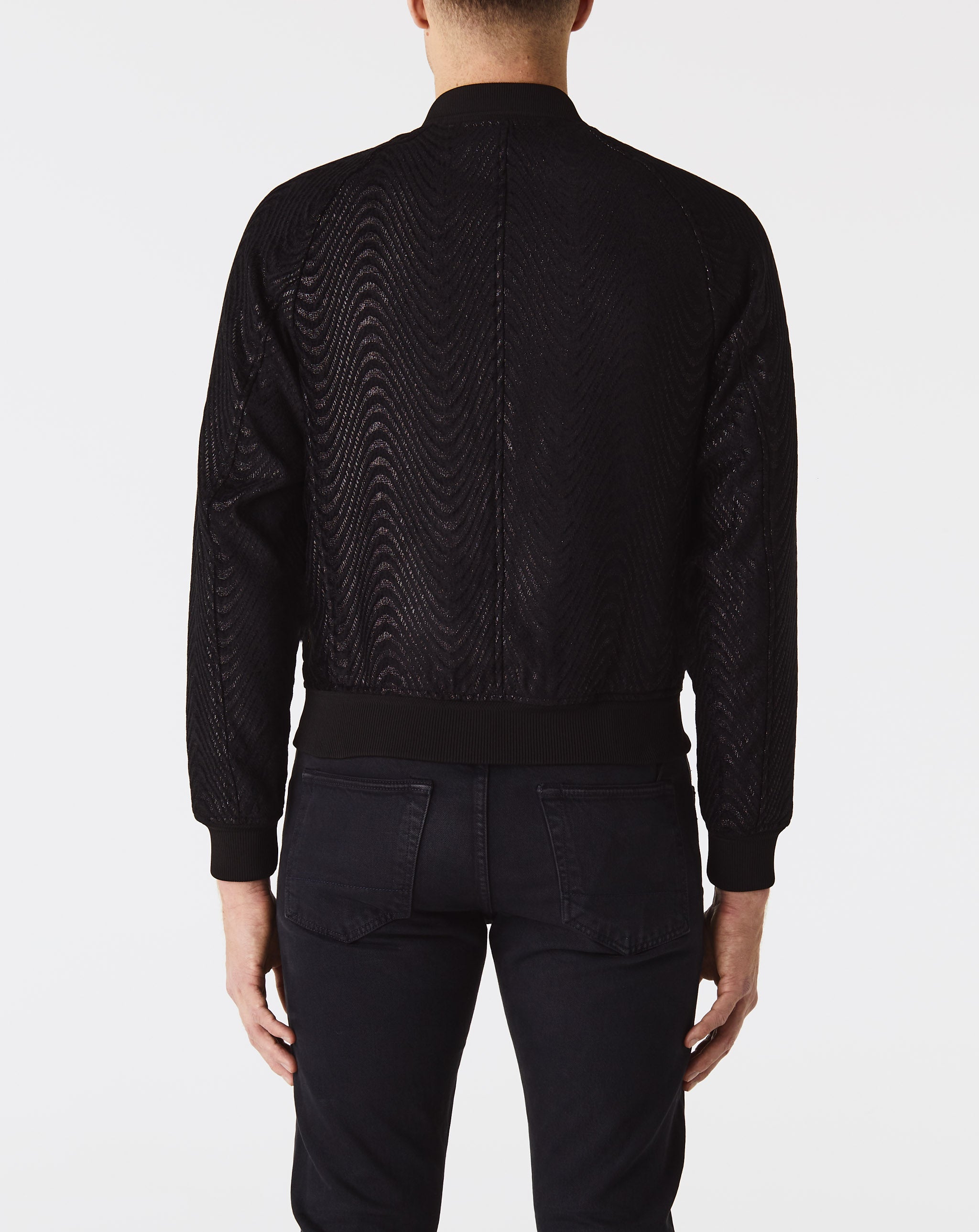 Wave Jacquard Bomber