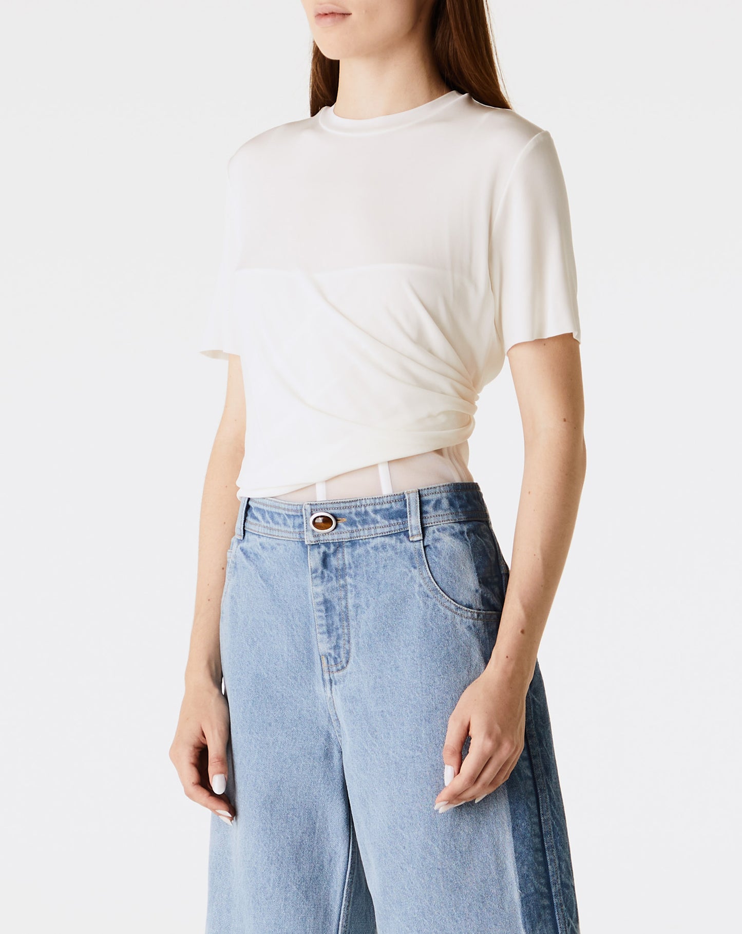 Coiled Corseted Tee