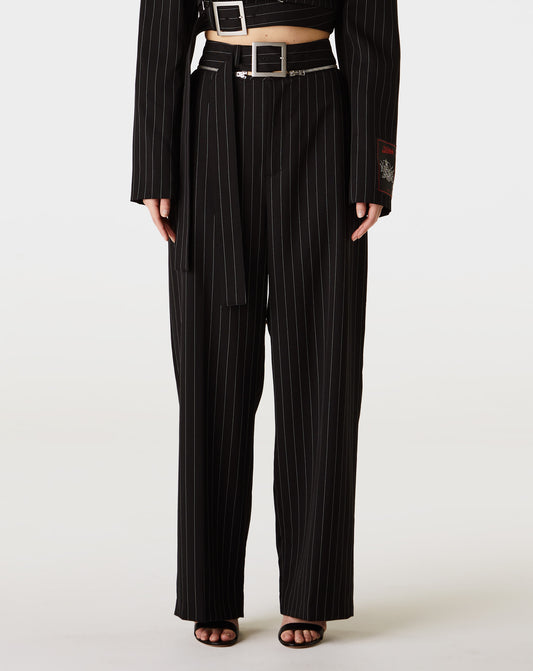 Pinstripe Wool Trouser