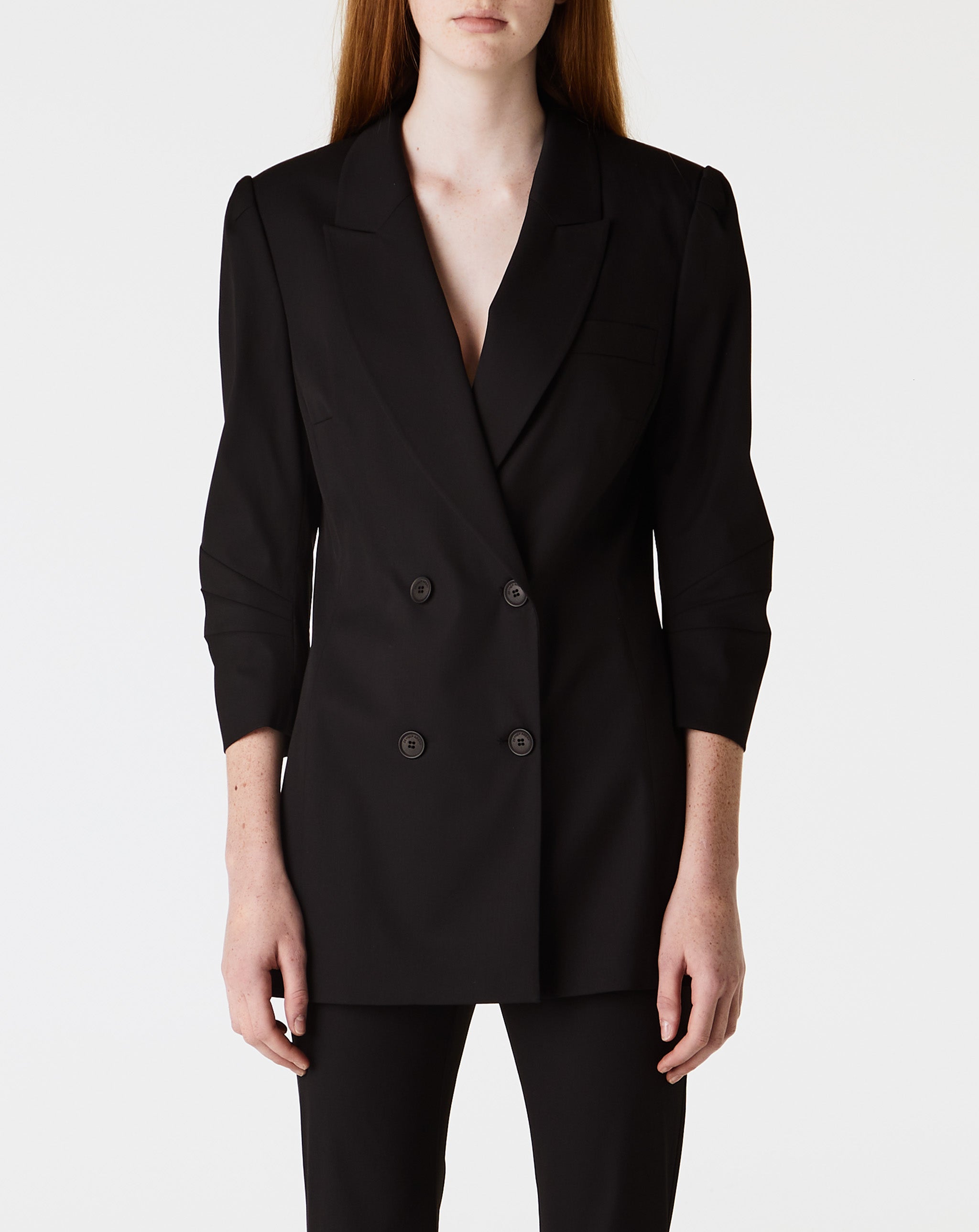 Technic Wool Wrap Blazer