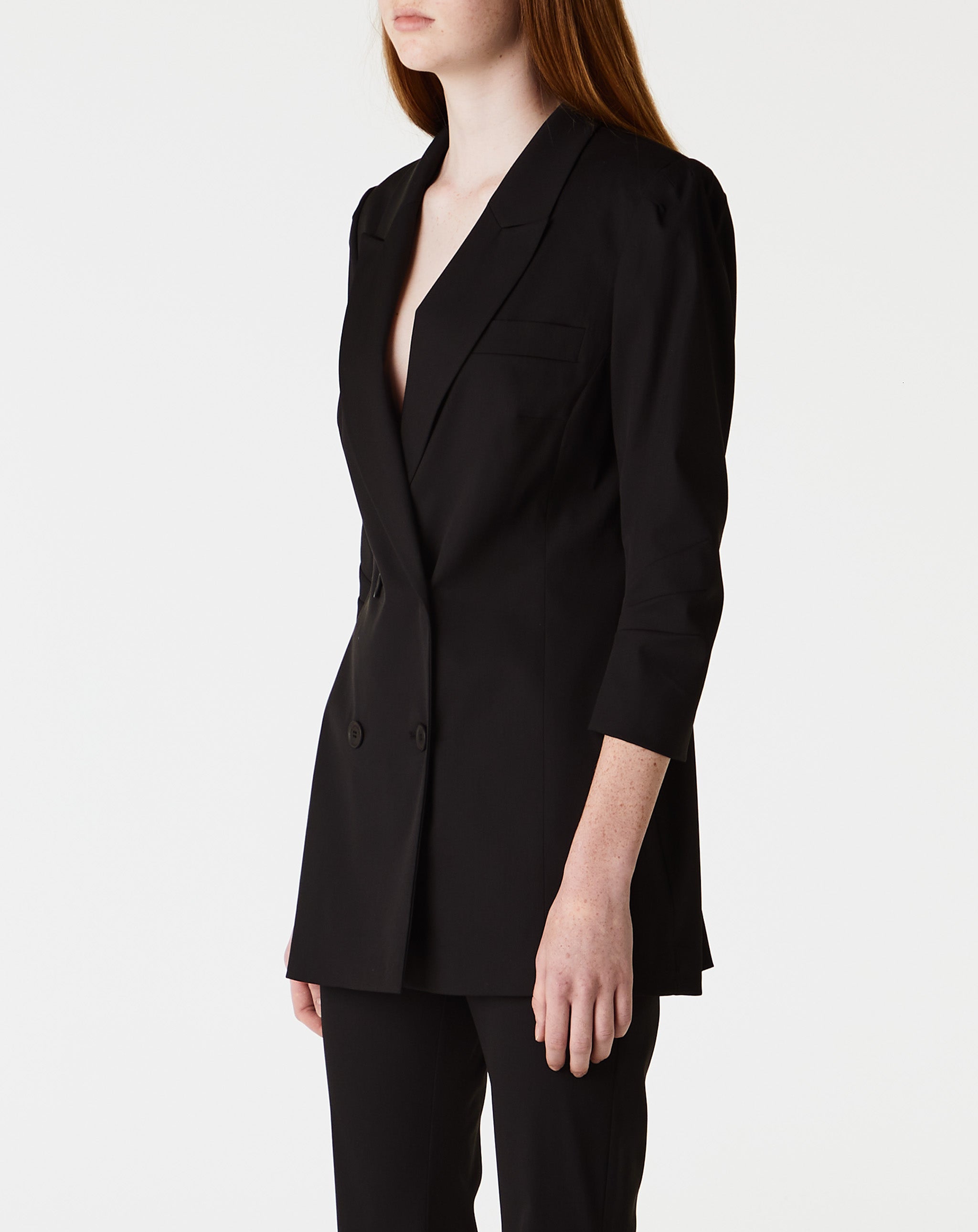 Technic Wool Wrap Blazer