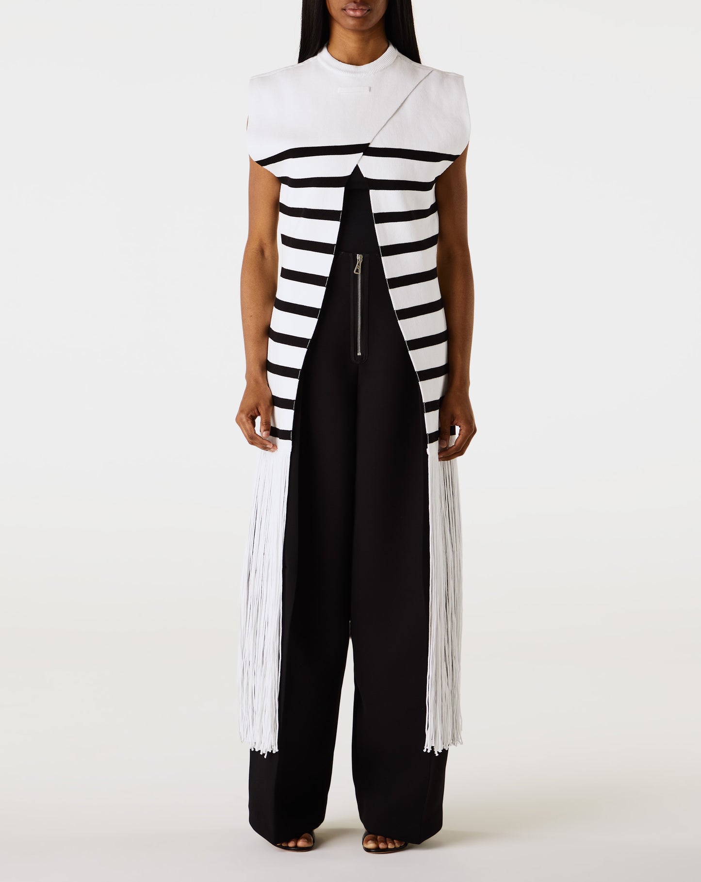 Cotton Mariniere Crossed Top