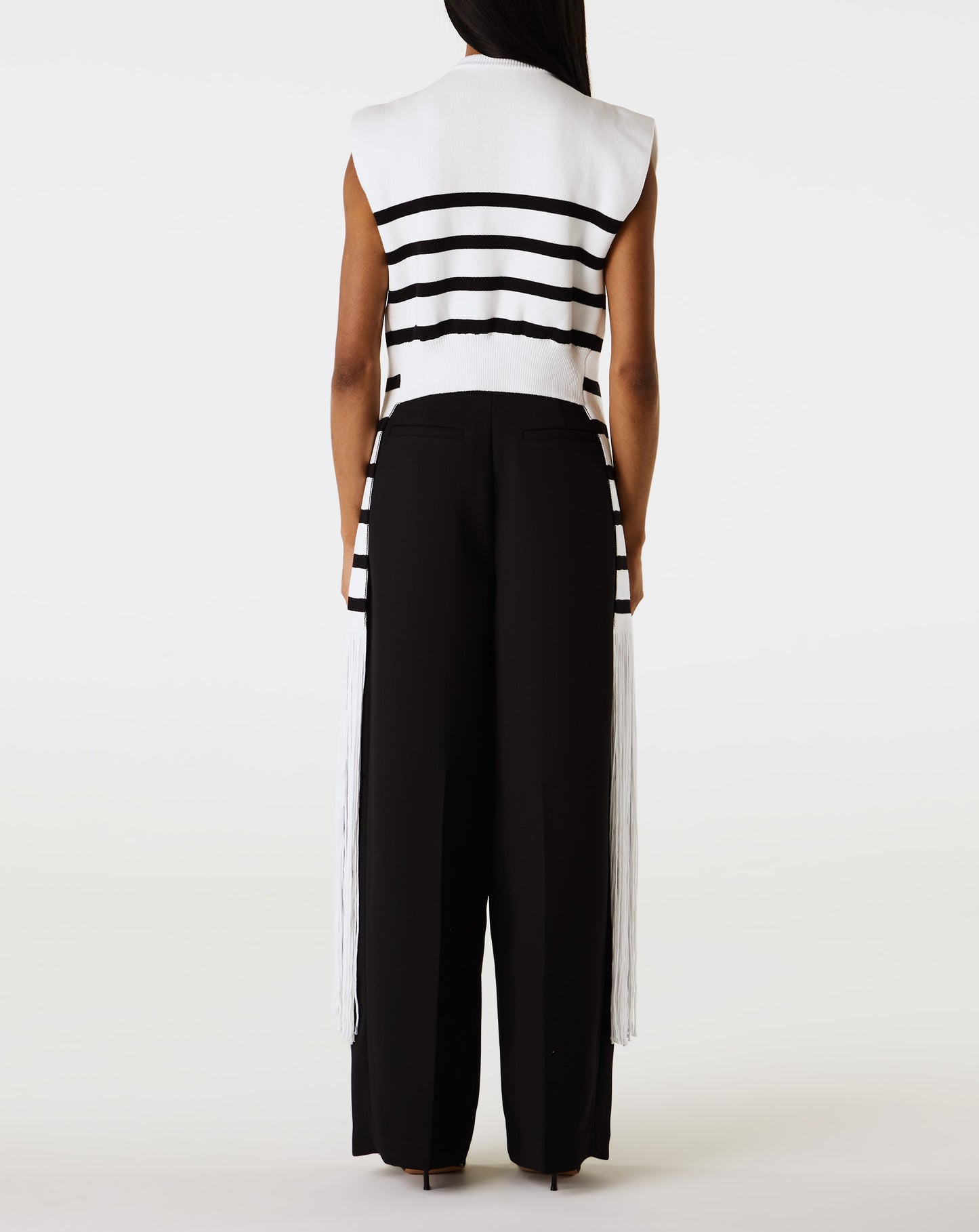Cotton Mariniere Crossed Top