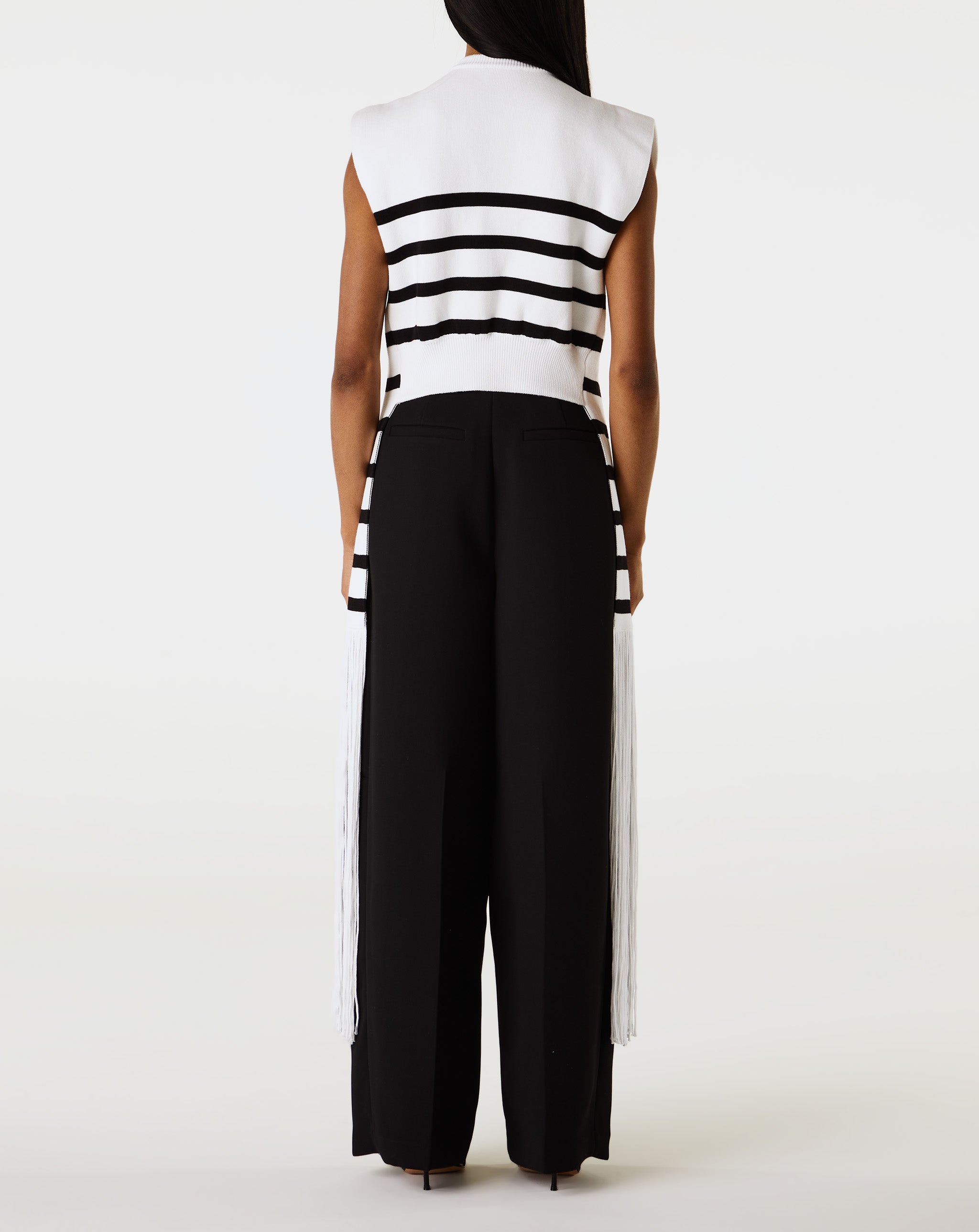 Cotton Mariniere Crossed Top