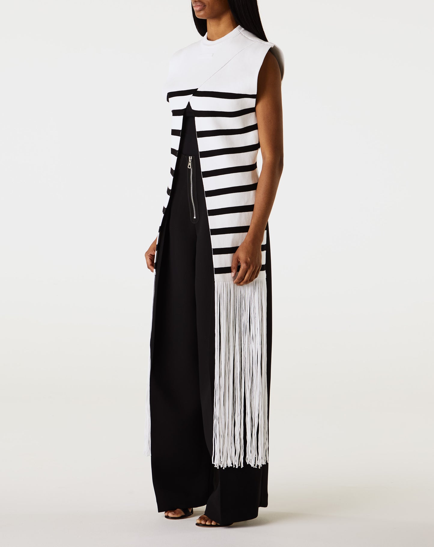 Cotton Mariniere Crossed Top