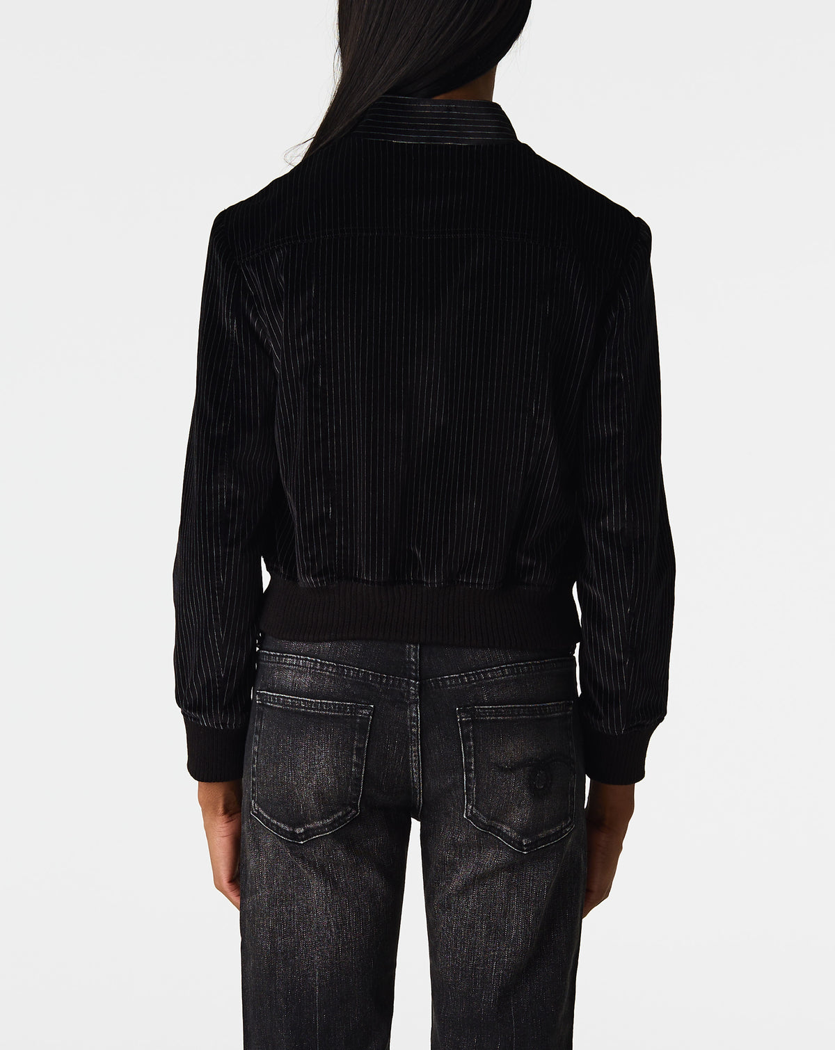 Shrunken Jacket W/ Stand Collar