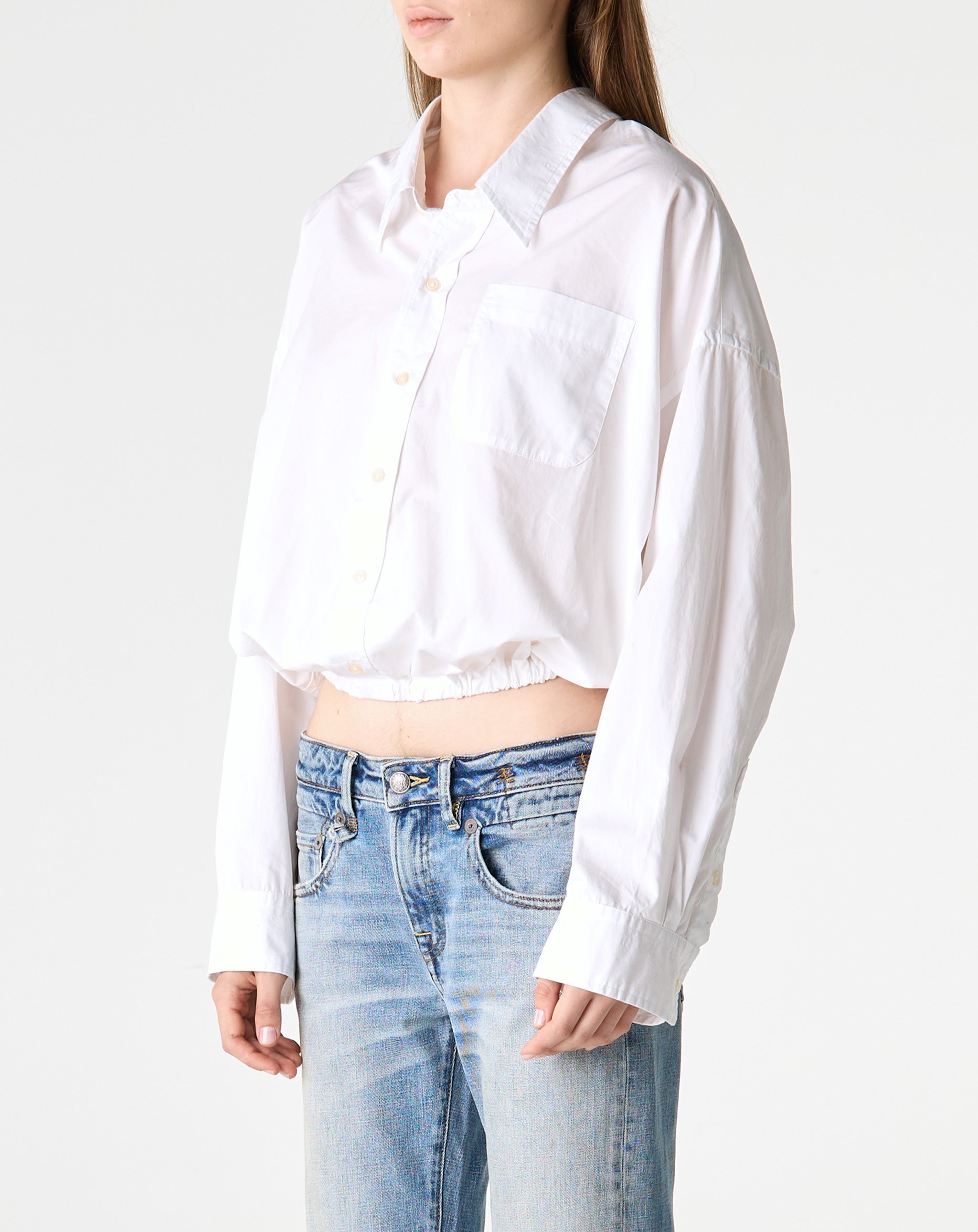 Crossover Bubble Shirt