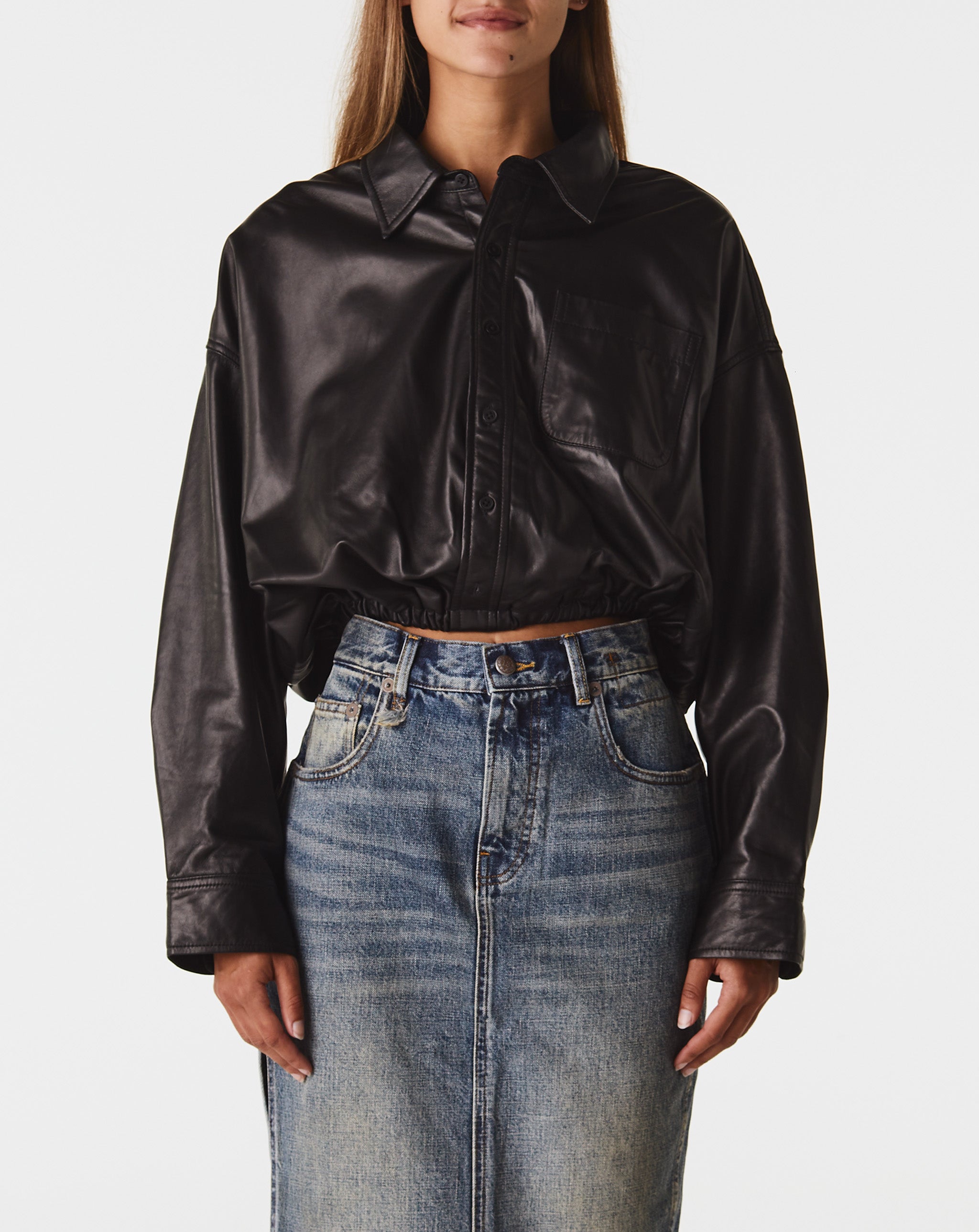 Crossover Bubble Shirt
