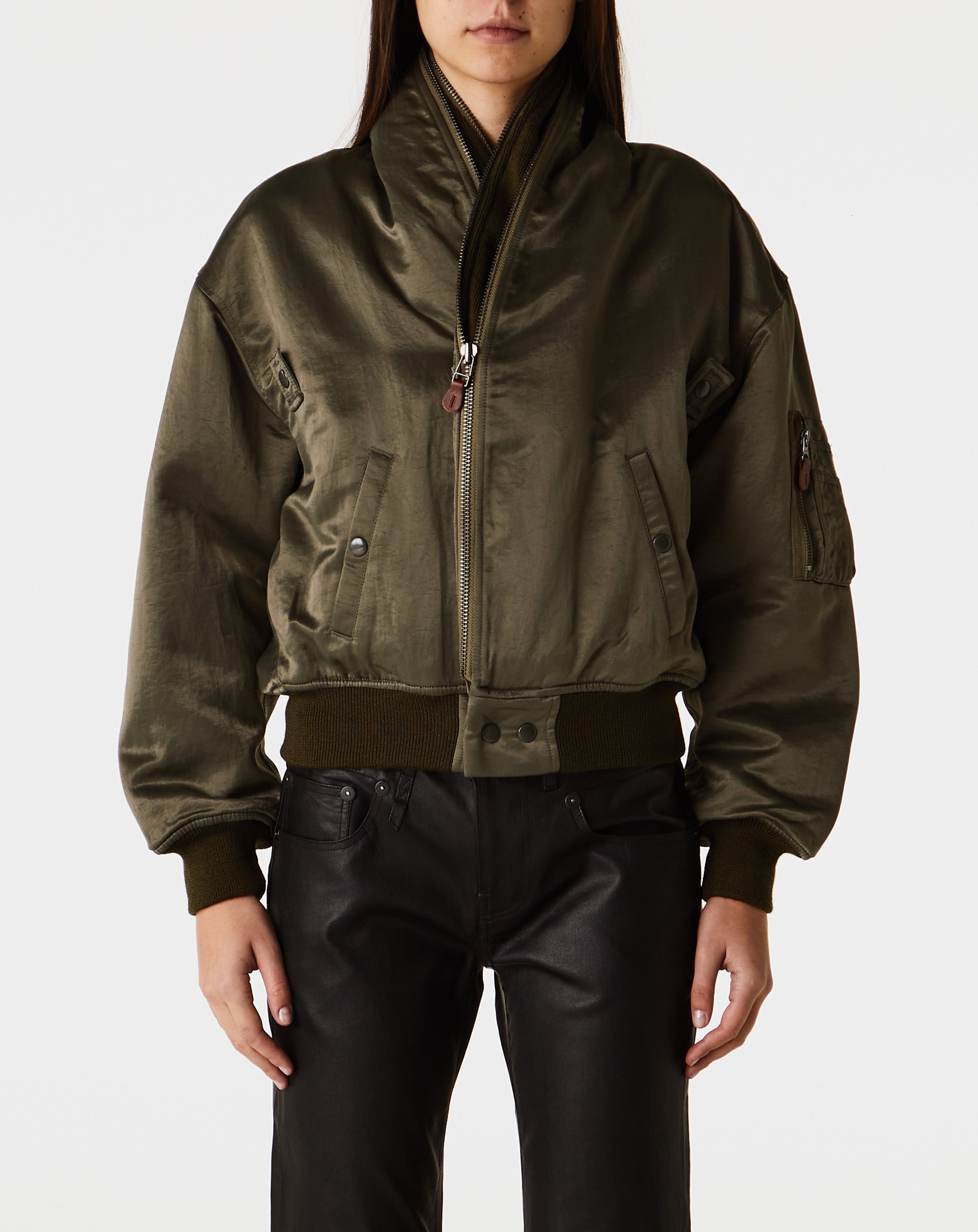 Zip Collar Flight Jacket
