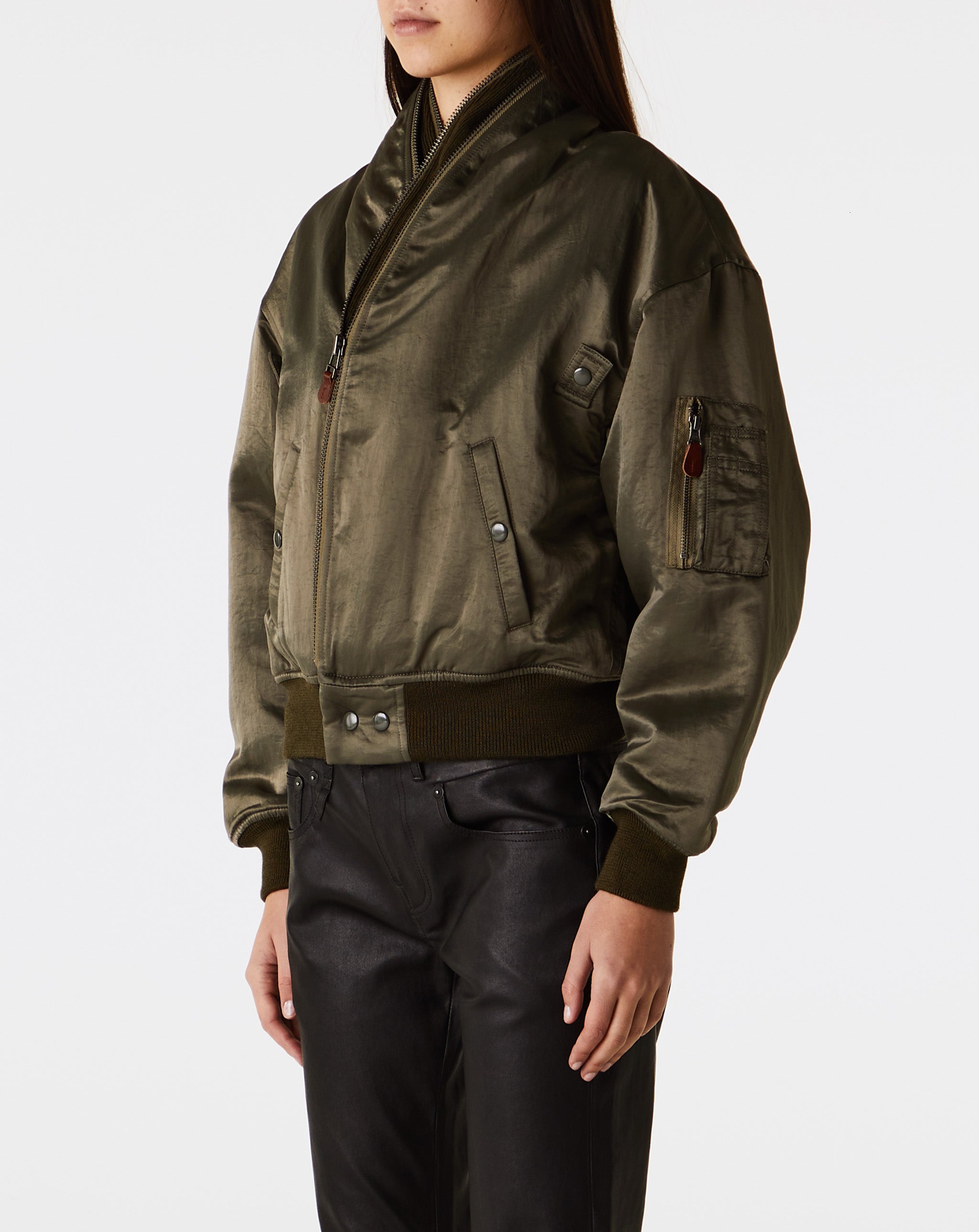 Zip Collar Flight Jacket
