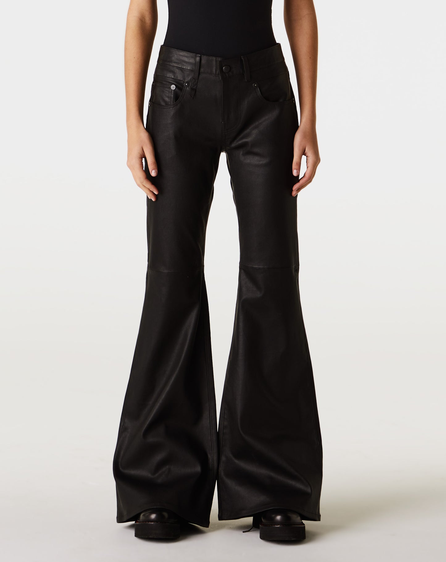 Boy Flare Leather Pant