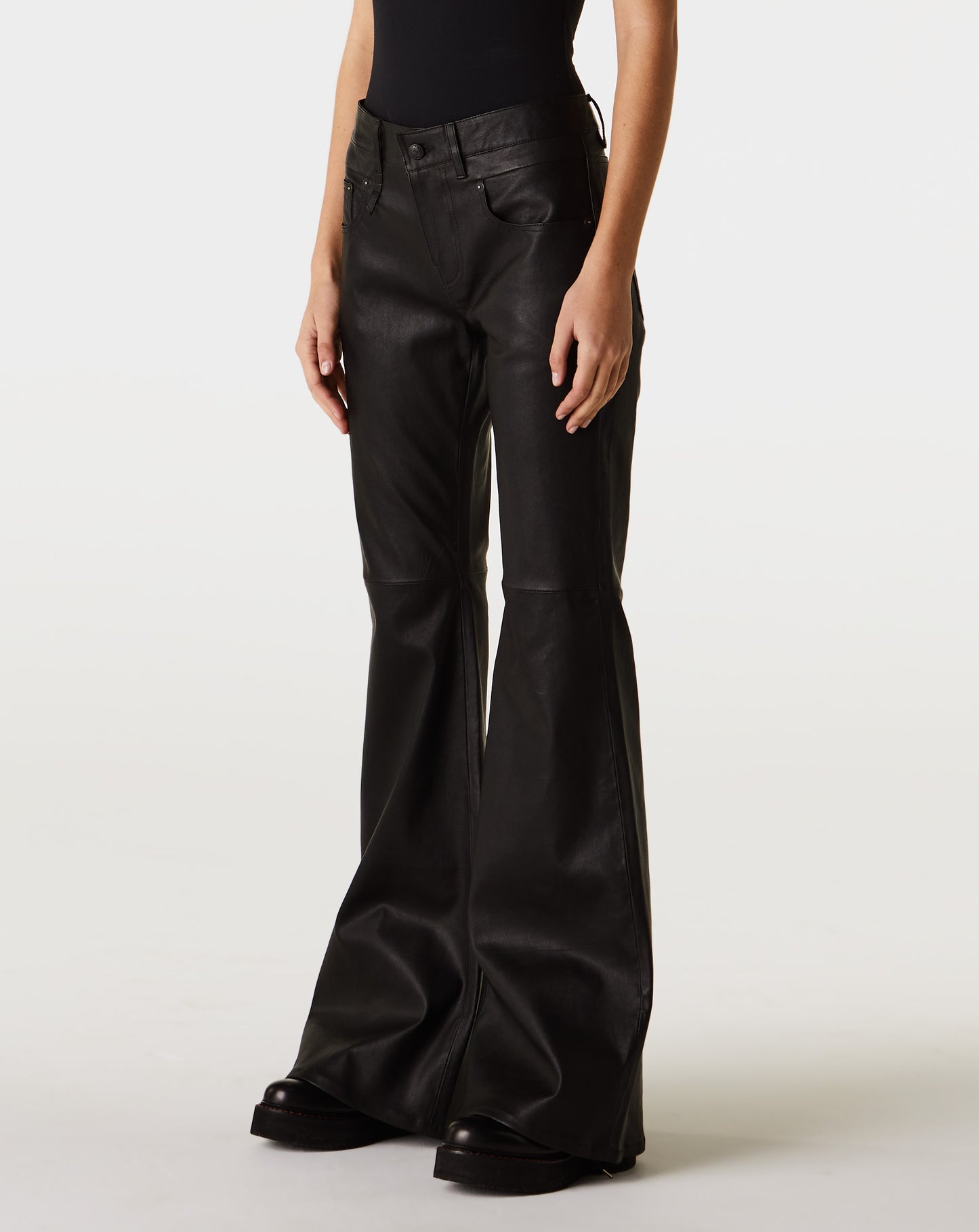Boy Flare Leather Pant