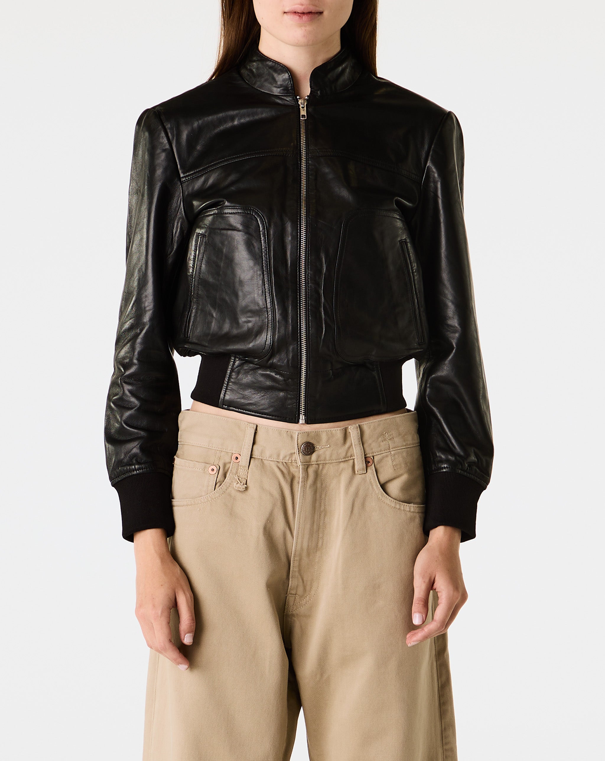 Shrunken Leather Jacket