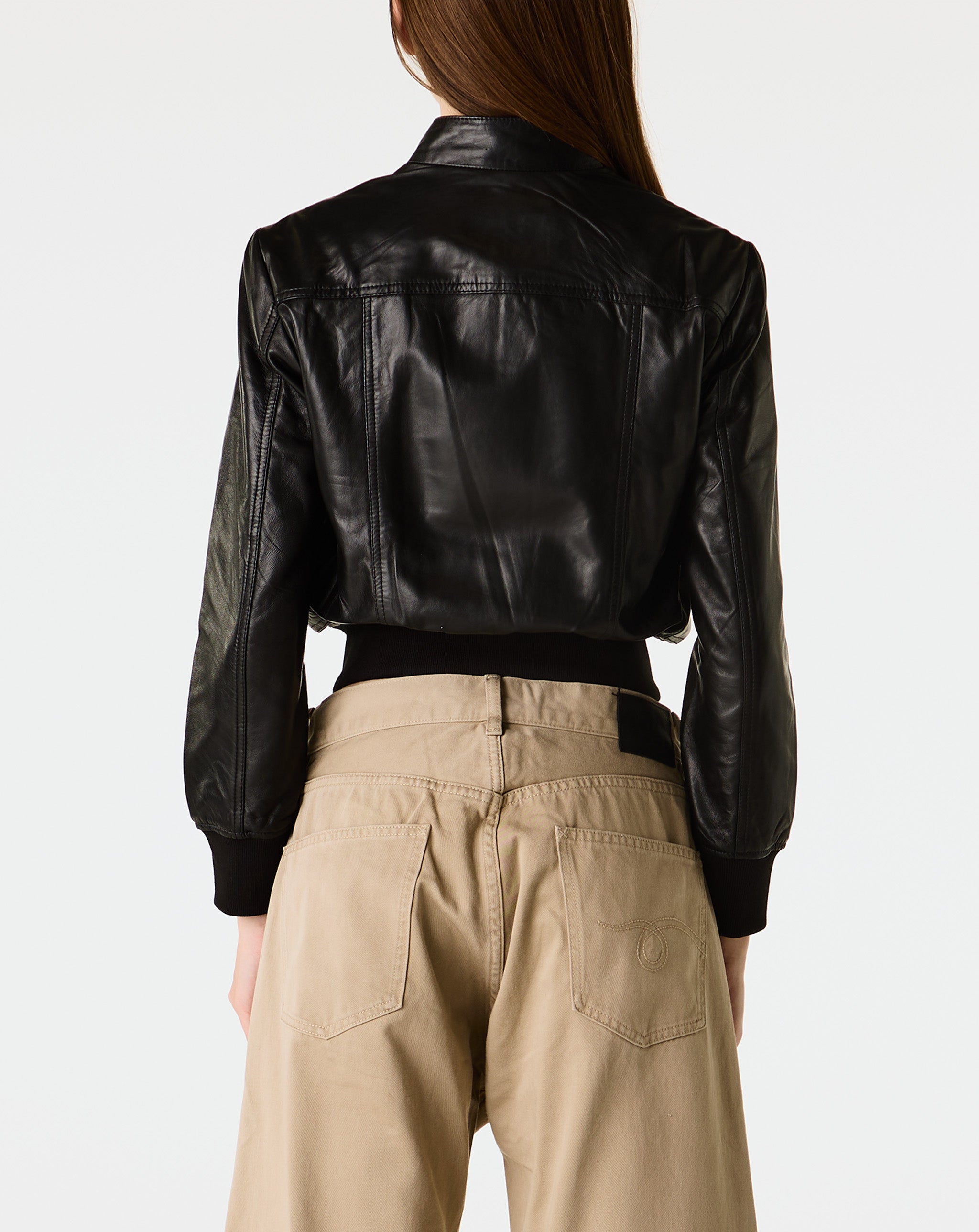 Shrunken Leather Jacket