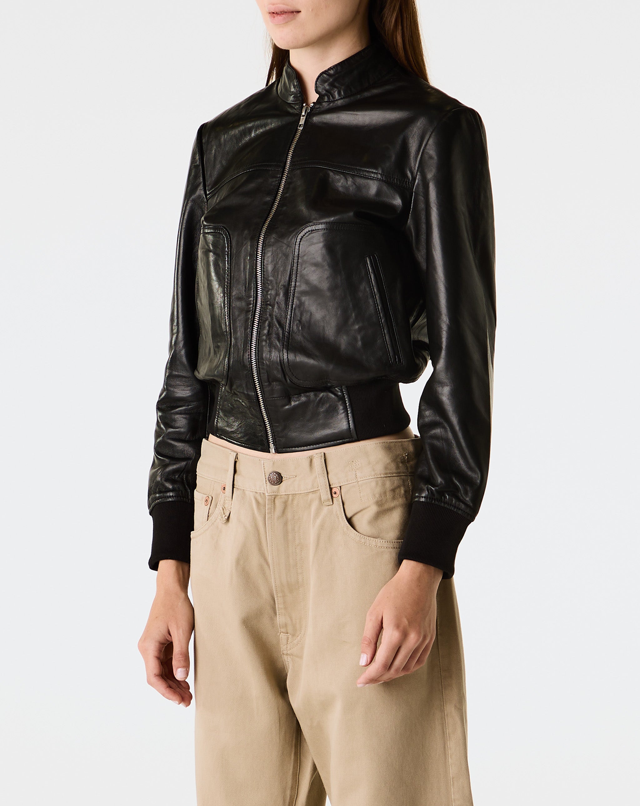 Shrunken Leather Jacket