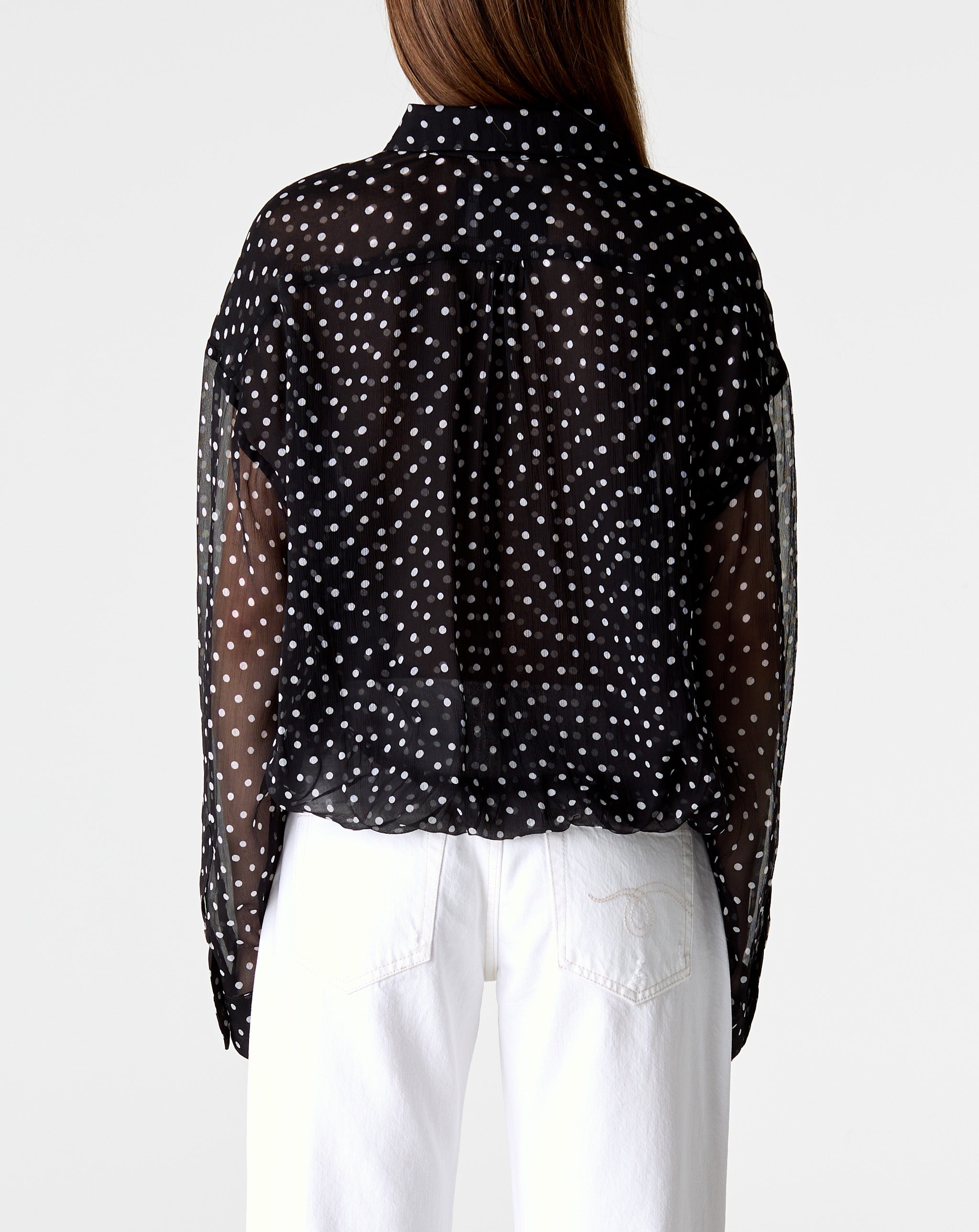 Bubble Shirt W/ Gathered Yoke