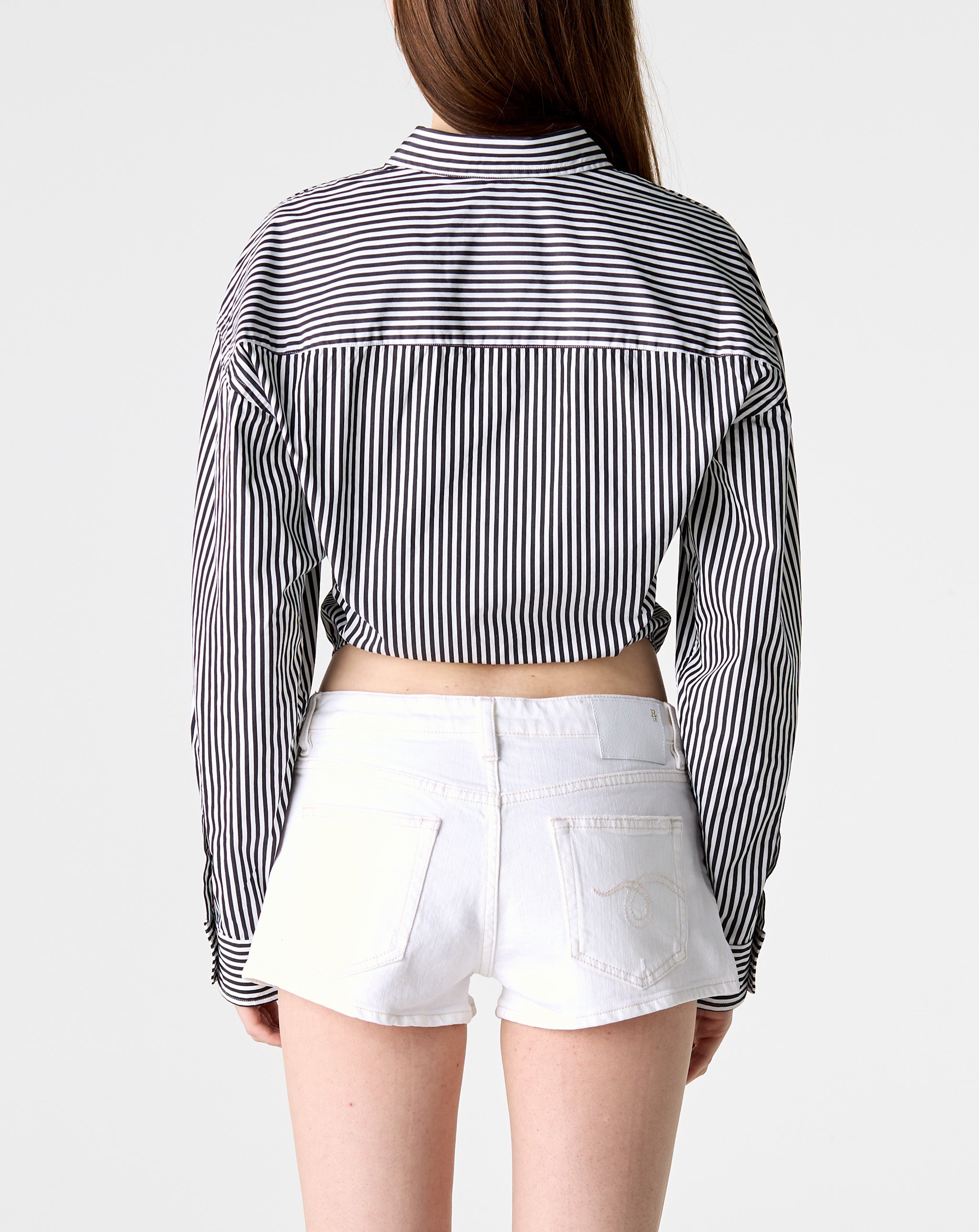 Split Hem Boyfriend Shirt