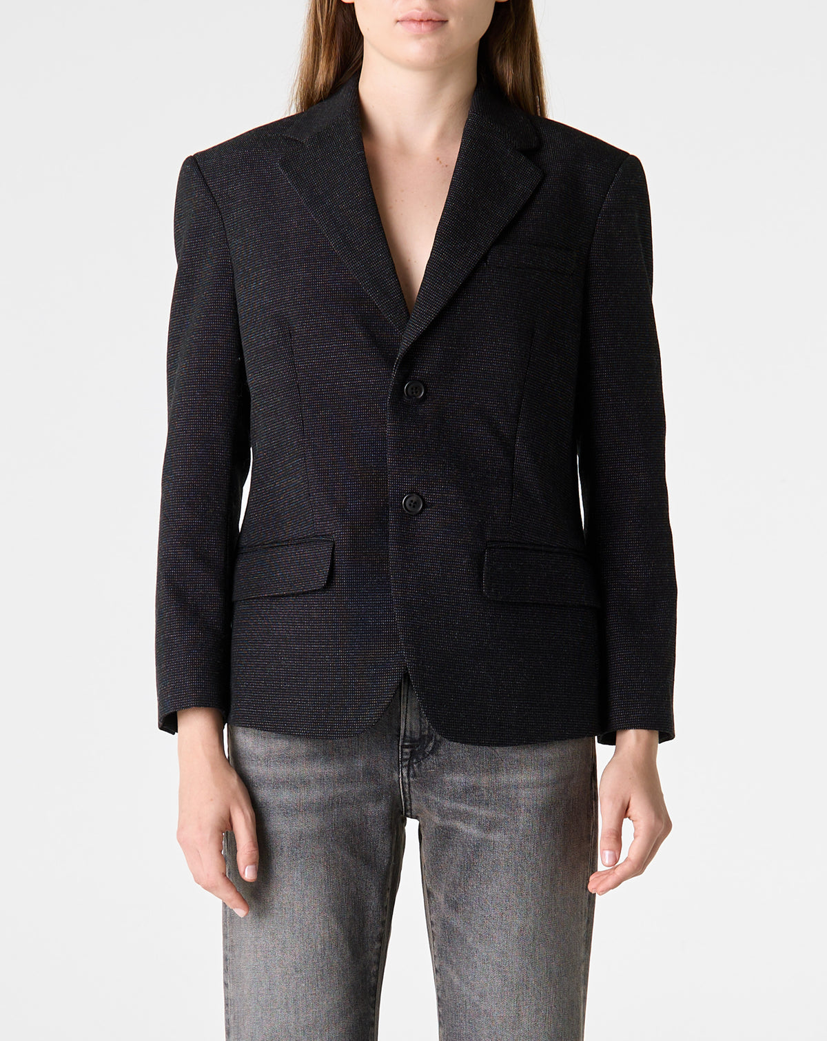 Boyfriend Notch Lapel Blazer