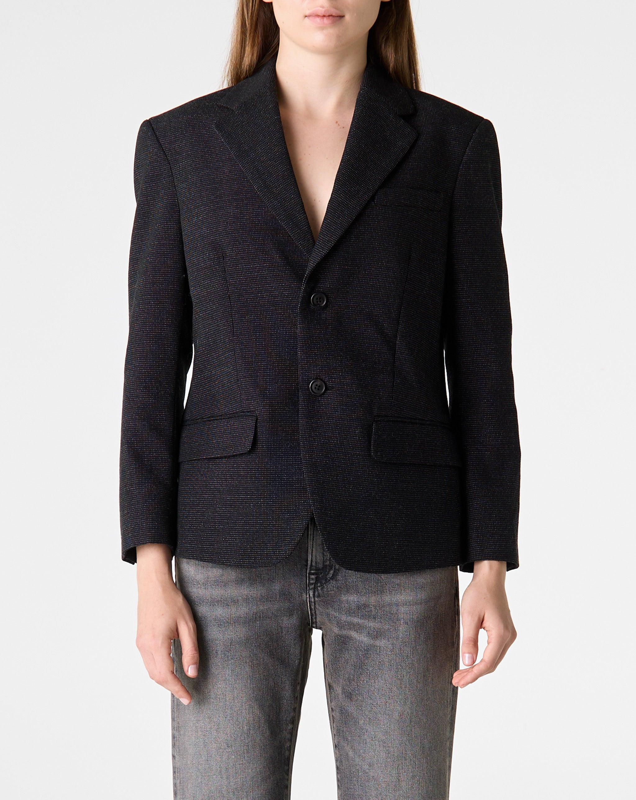 Boyfriend Notch Lapel Blazer