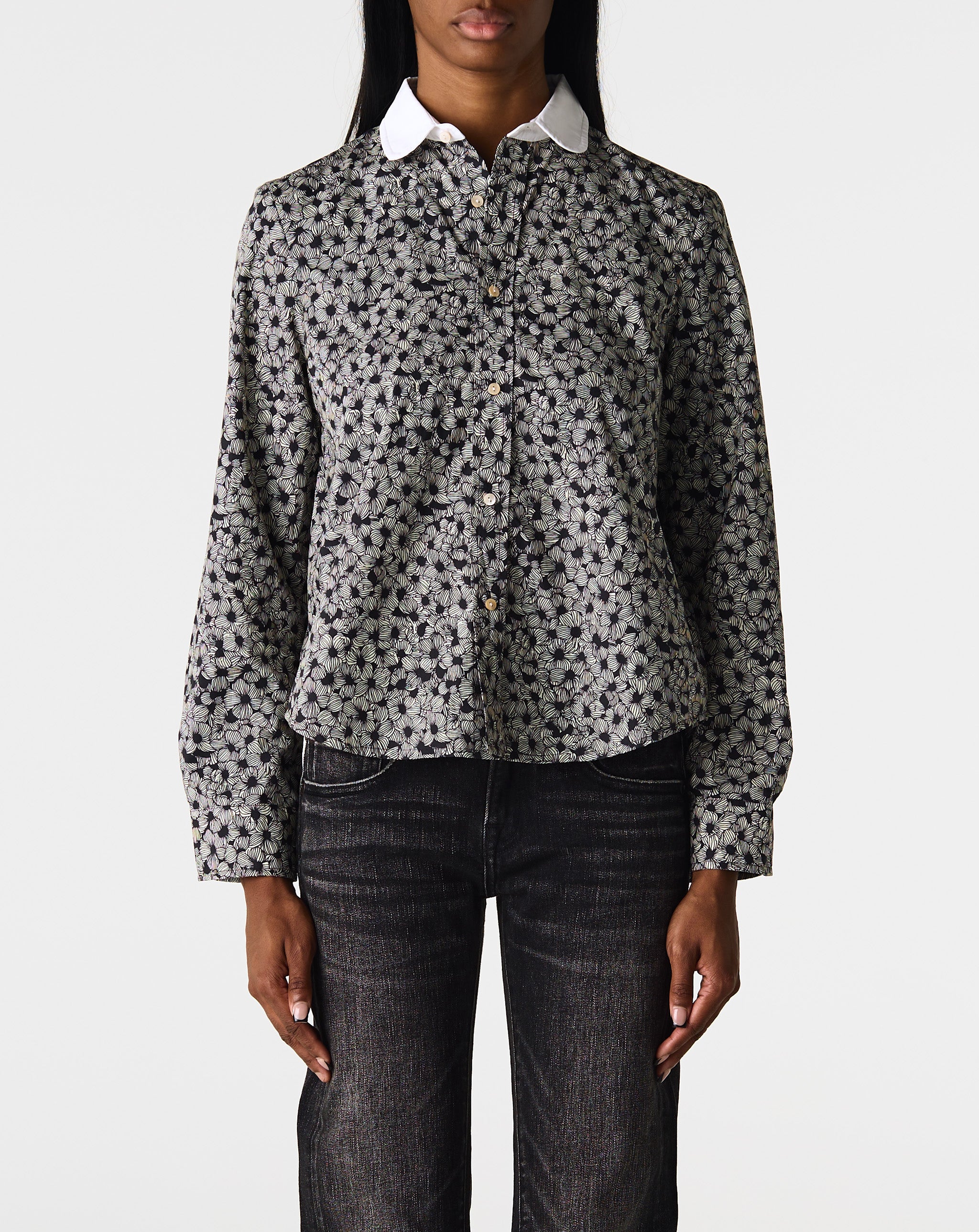 Club Collar Shrunken Shirt