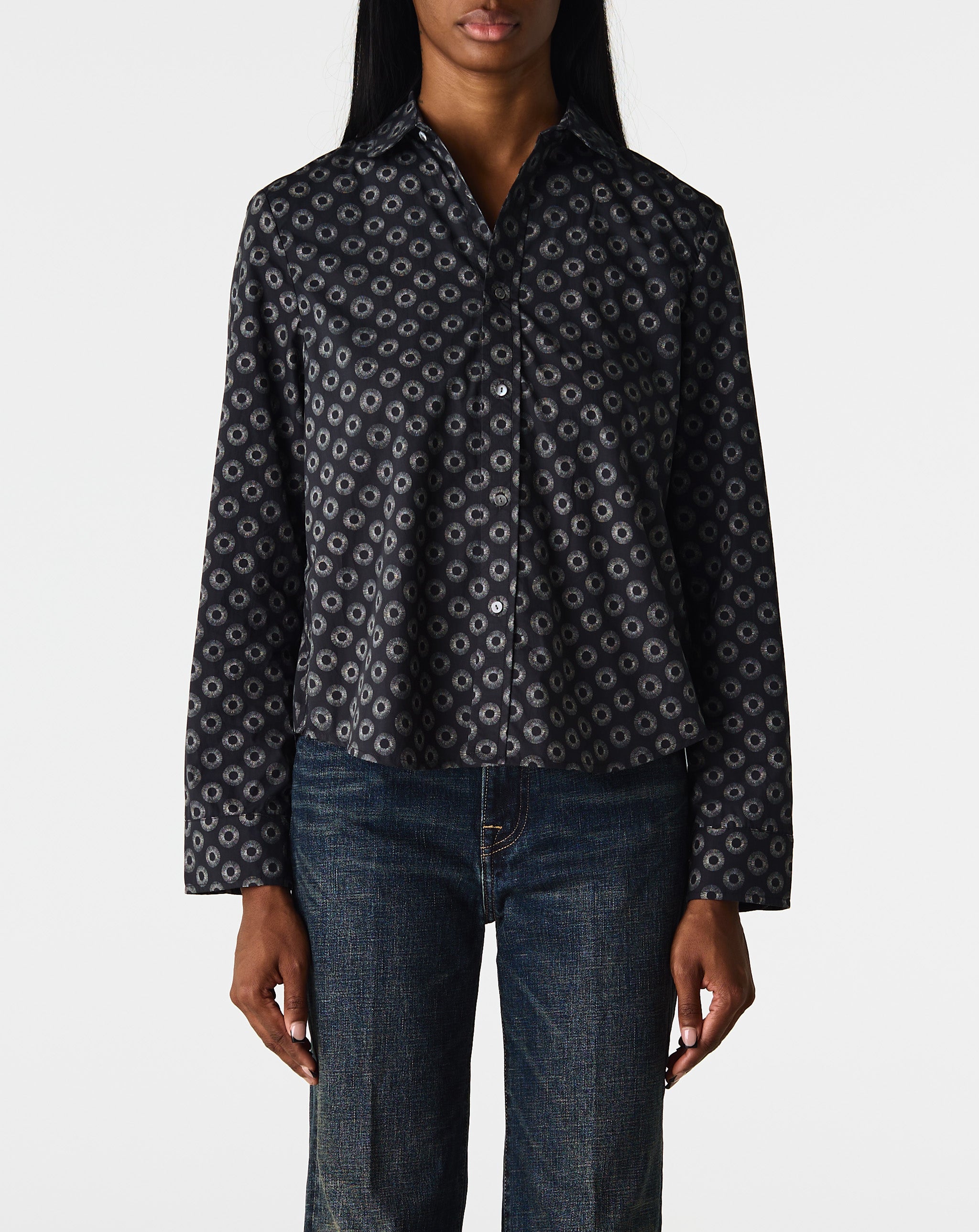 Club Collar Shrunken Shirt