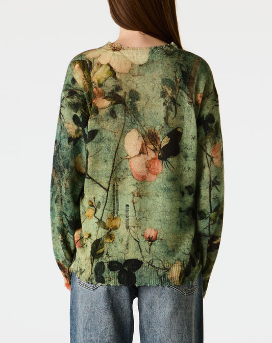 Printed Boyfriend Sweater
