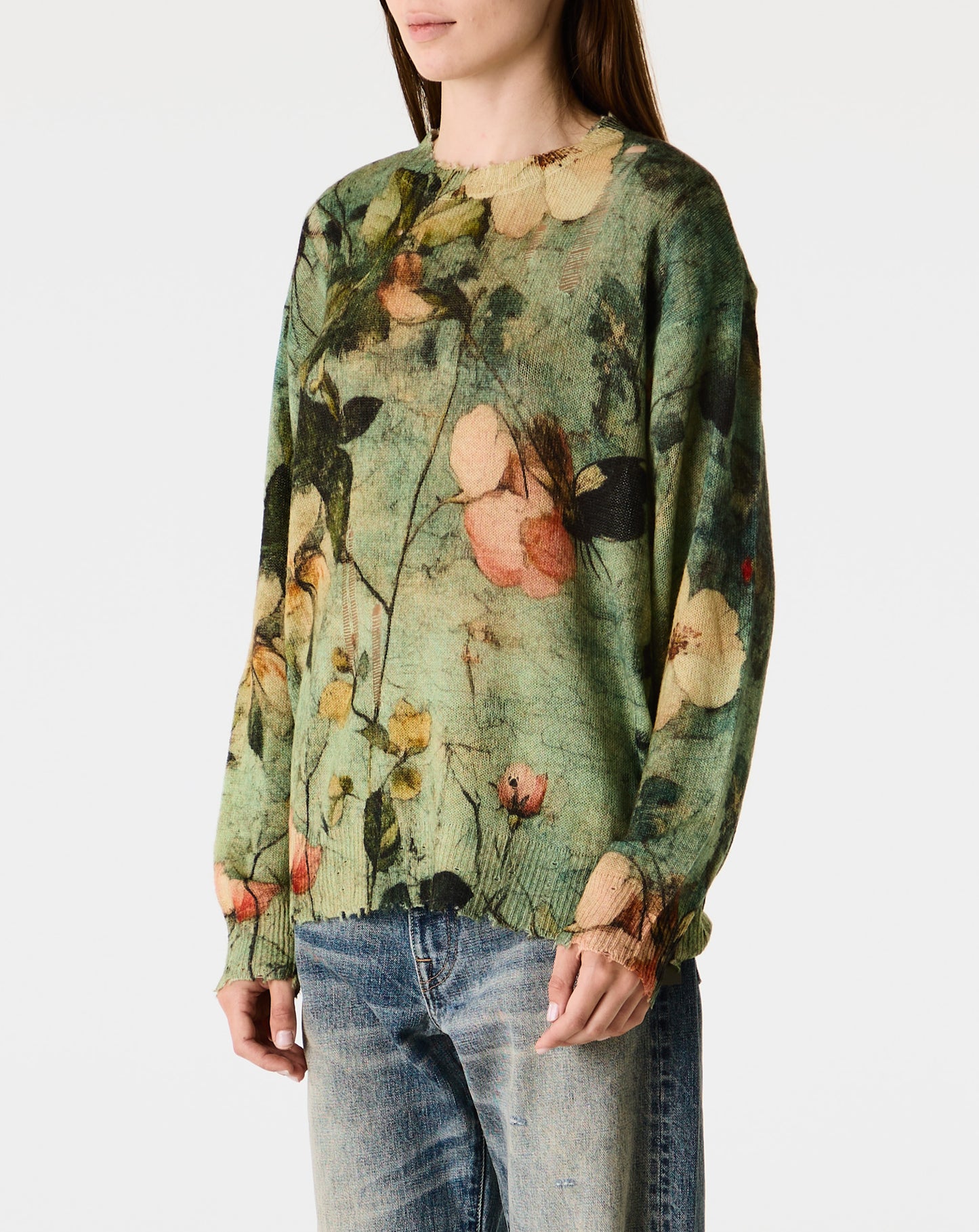 Printed Boyfriend Sweater