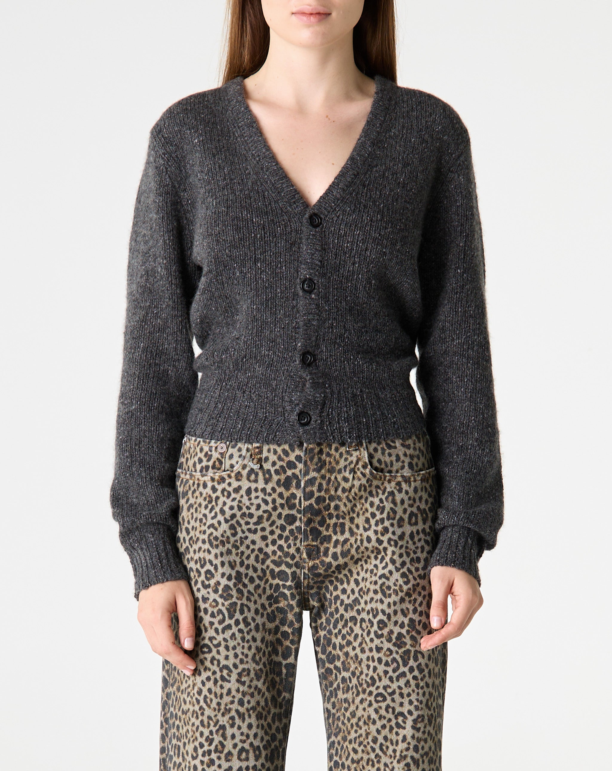 Split Hem Cardigan