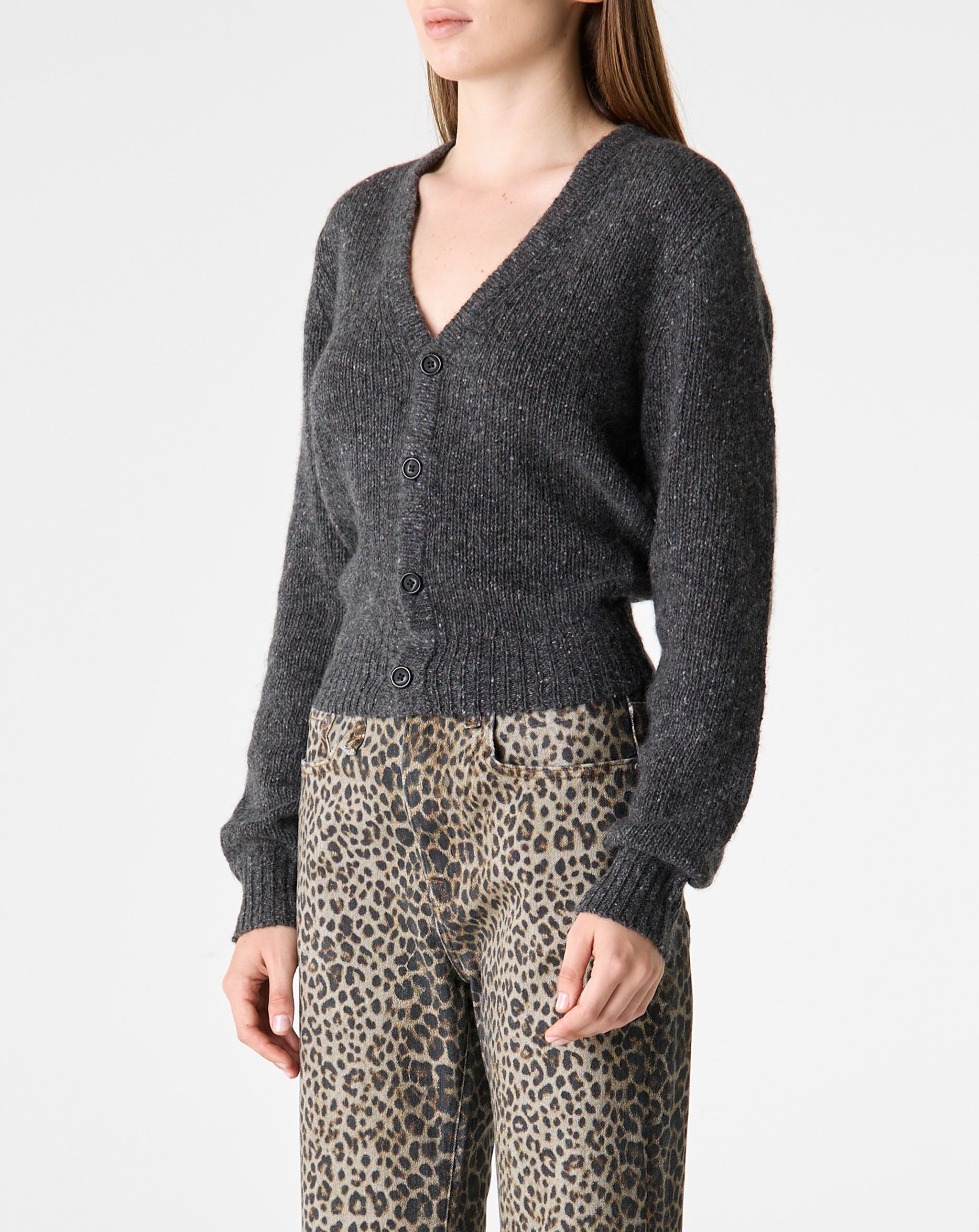 Split Hem Cardigan