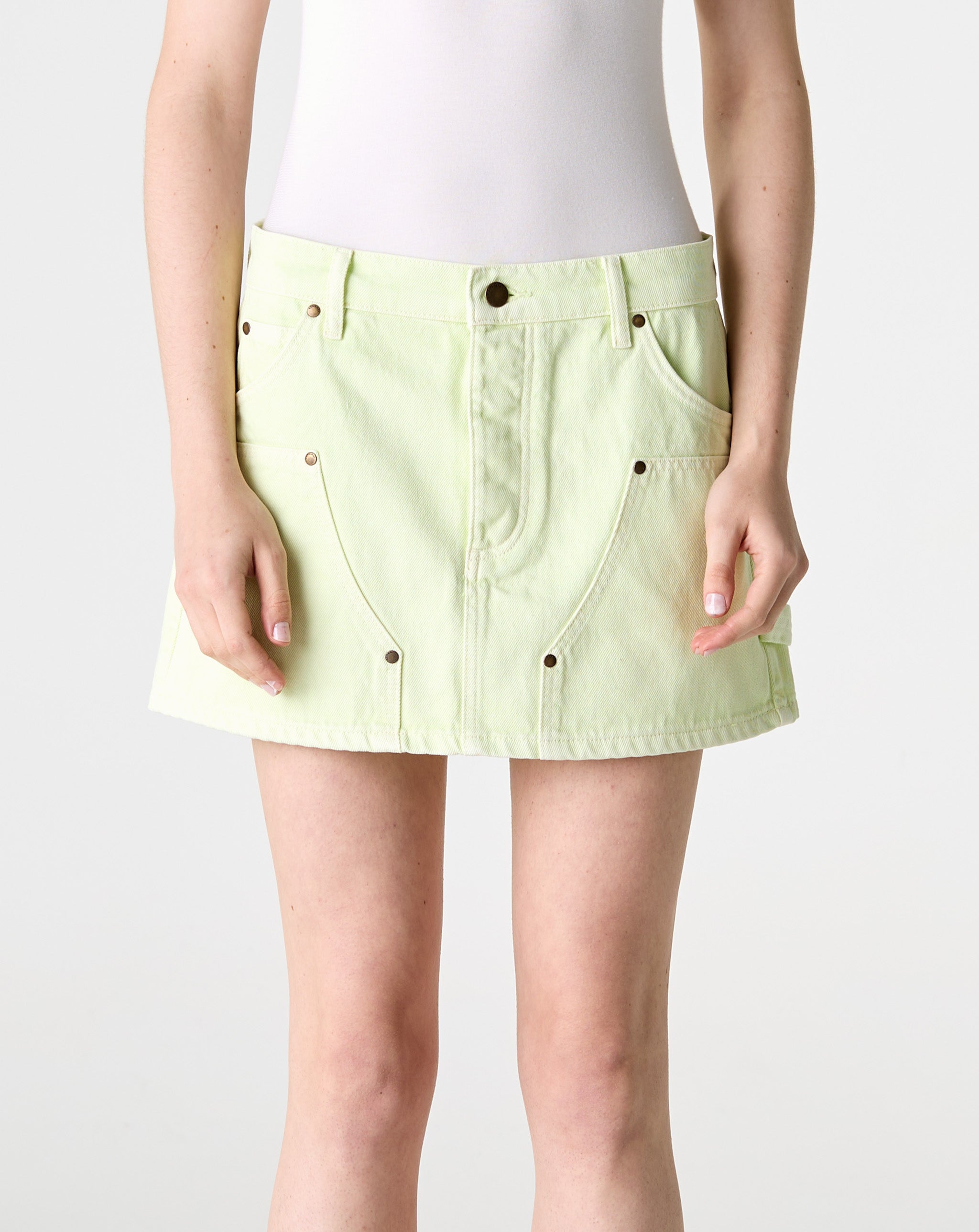 Denim Cargo Skirt