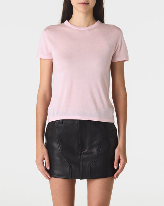 Cashmere Silk Knit Tee