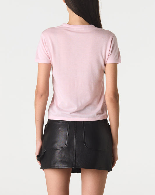 Cashmere Silk Knit Tee
