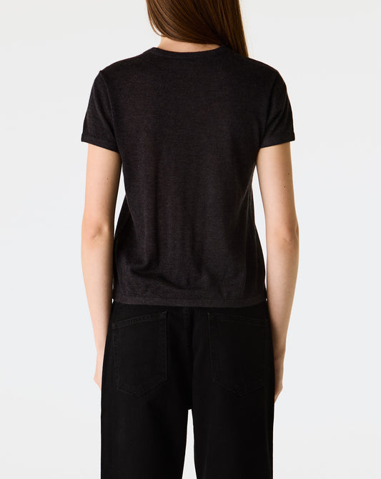 Cashmere Silk Knit Tee