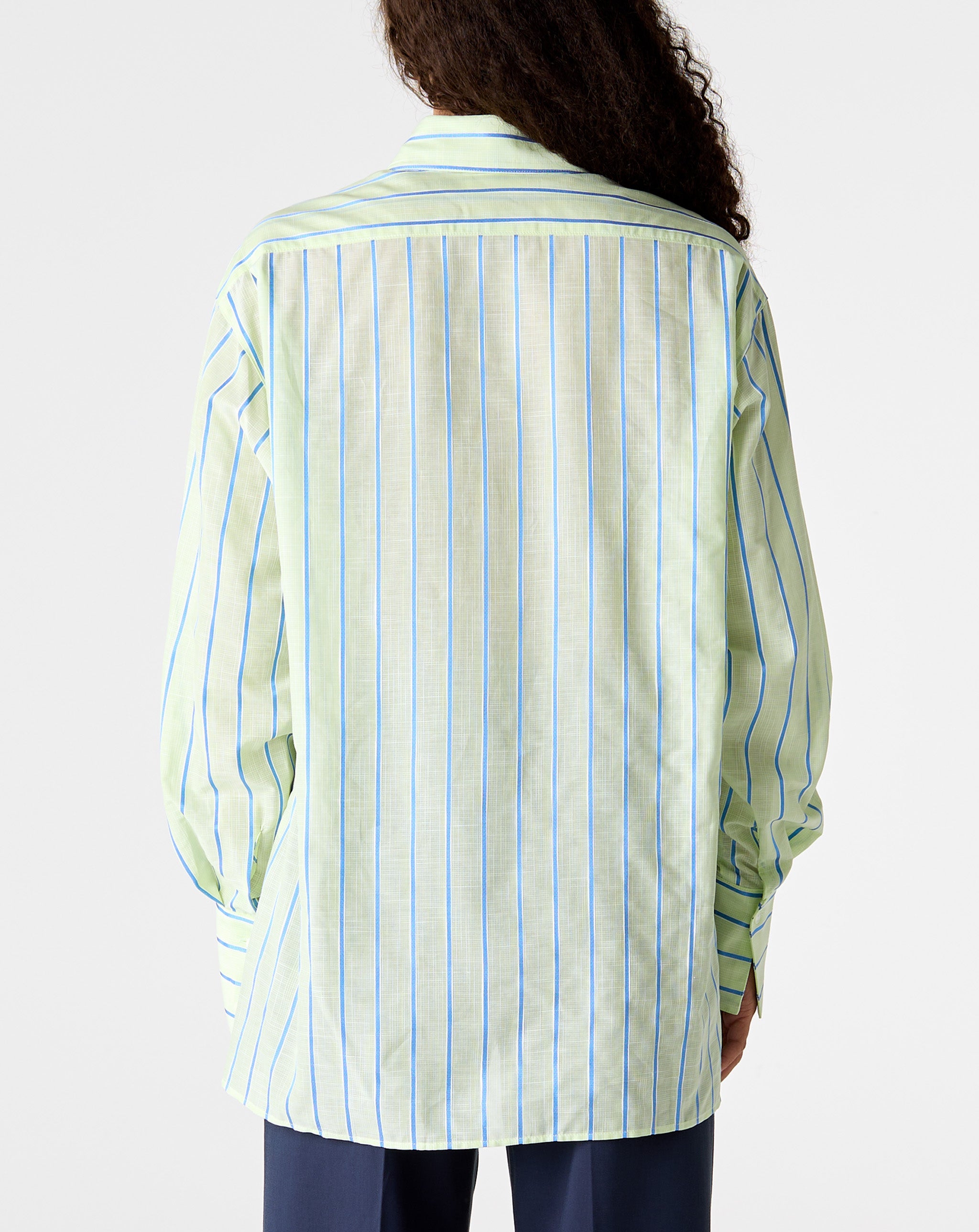 Cotton Stripe L/S Shirt
