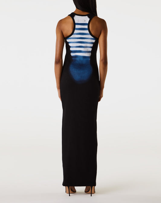 Cotton Ribbed Long Dress