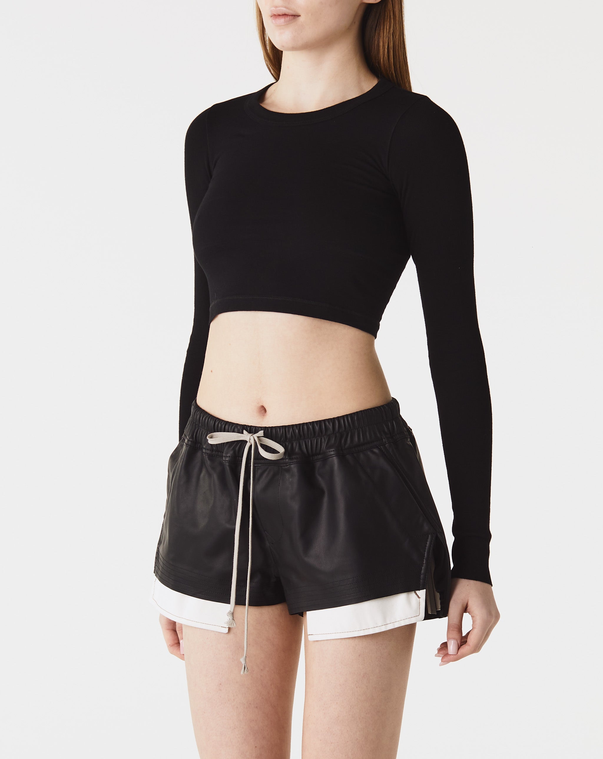 Ls Crop T Shirt
